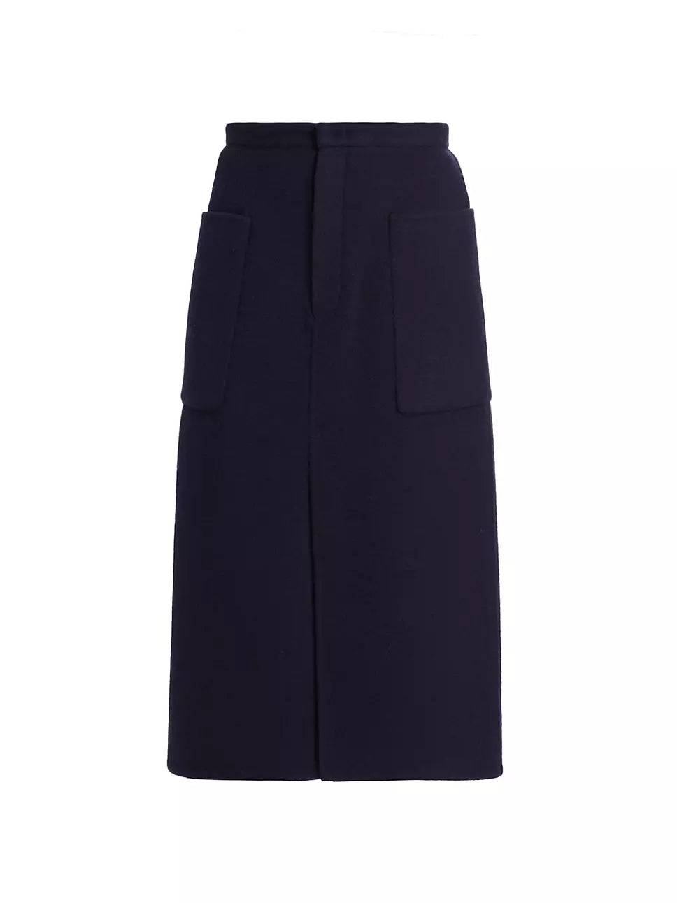 Brushed Wool Pencil Skirt