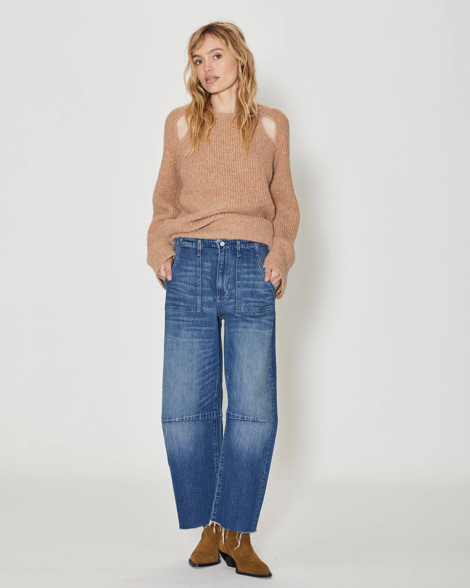Utility Soft Barrel Jean