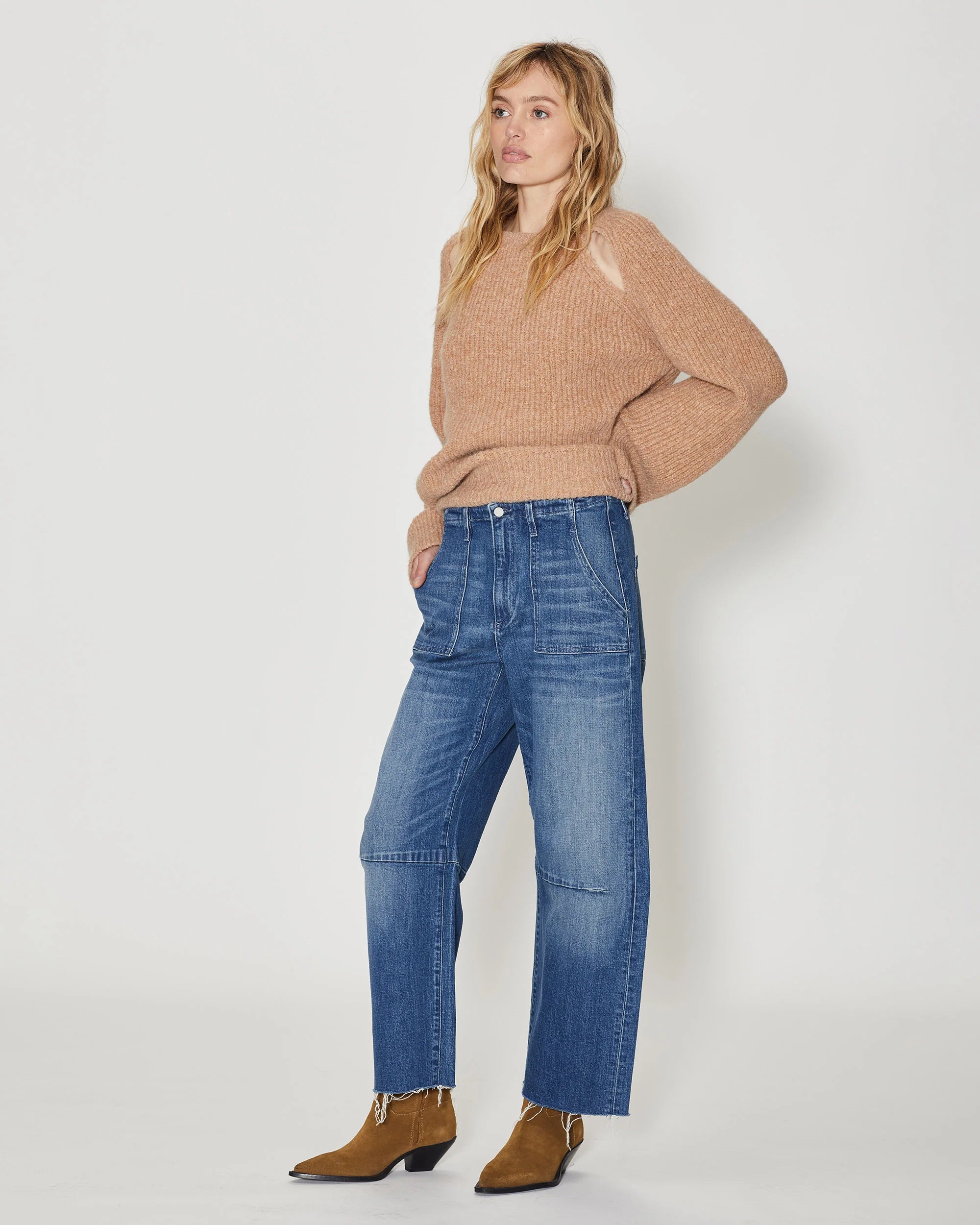 Utility Soft Barrel Jean