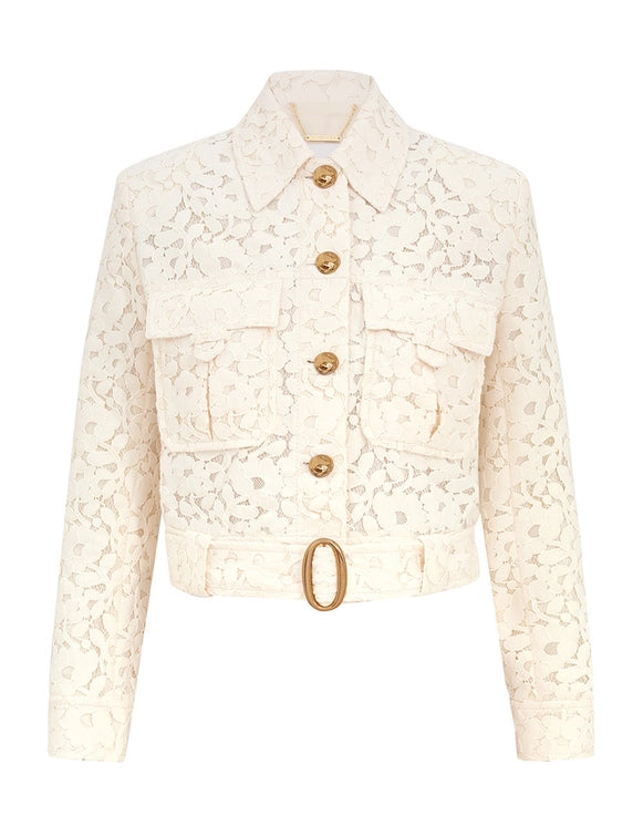 Illuminate Lace Cropped Jacket