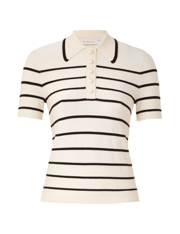 Matchmaker Knit Stripe Polo