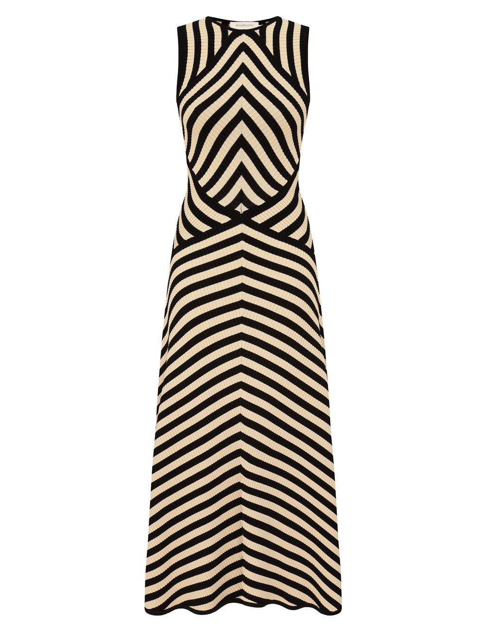 Valiant Deco Stripe Midi Dress