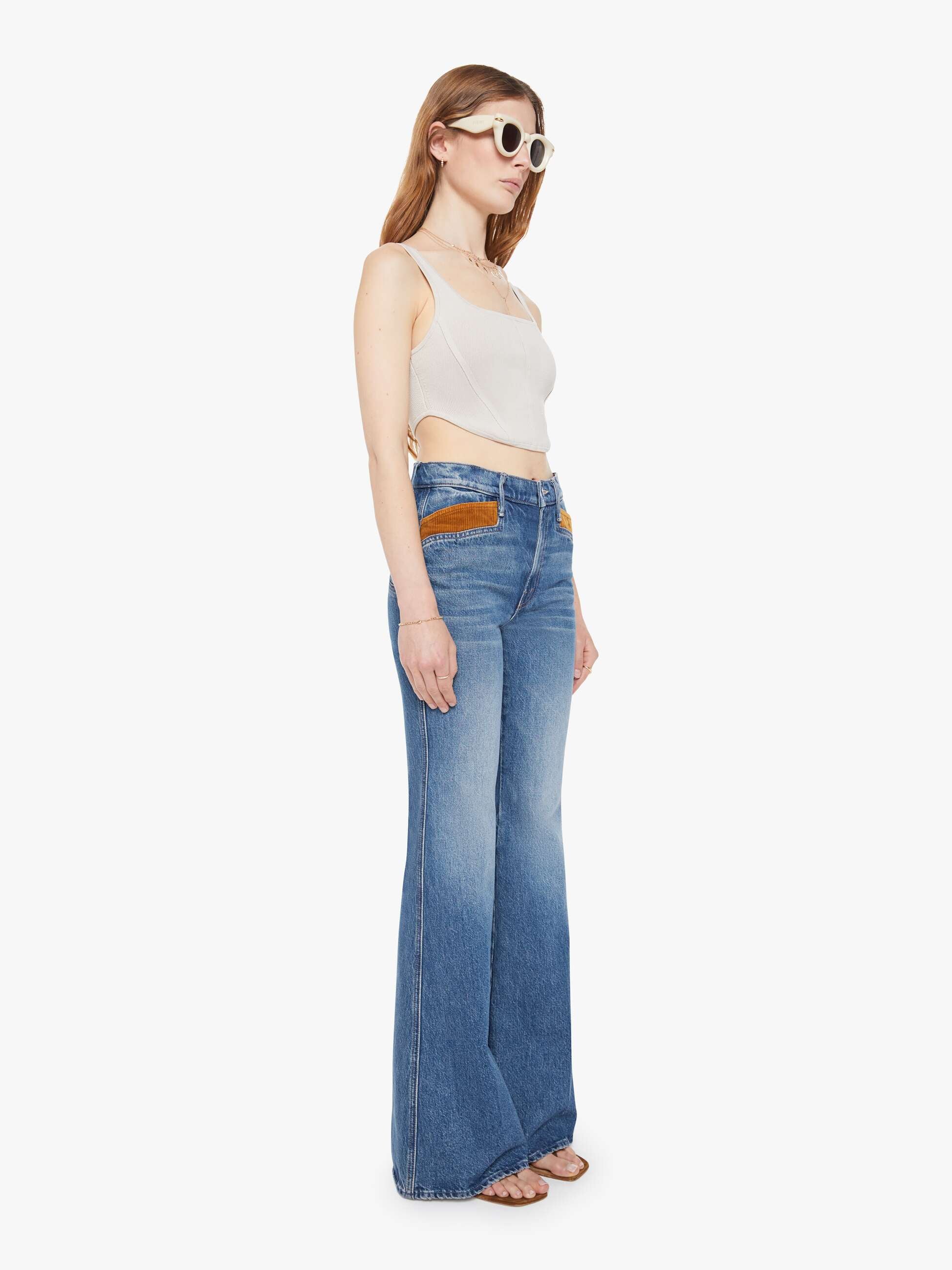 The Pointy Pocket Doozy Heel Jean