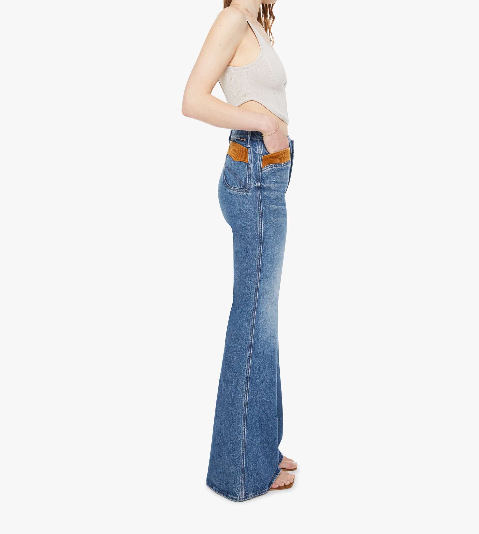 The Pointy Pocket Doozy Heel Jean