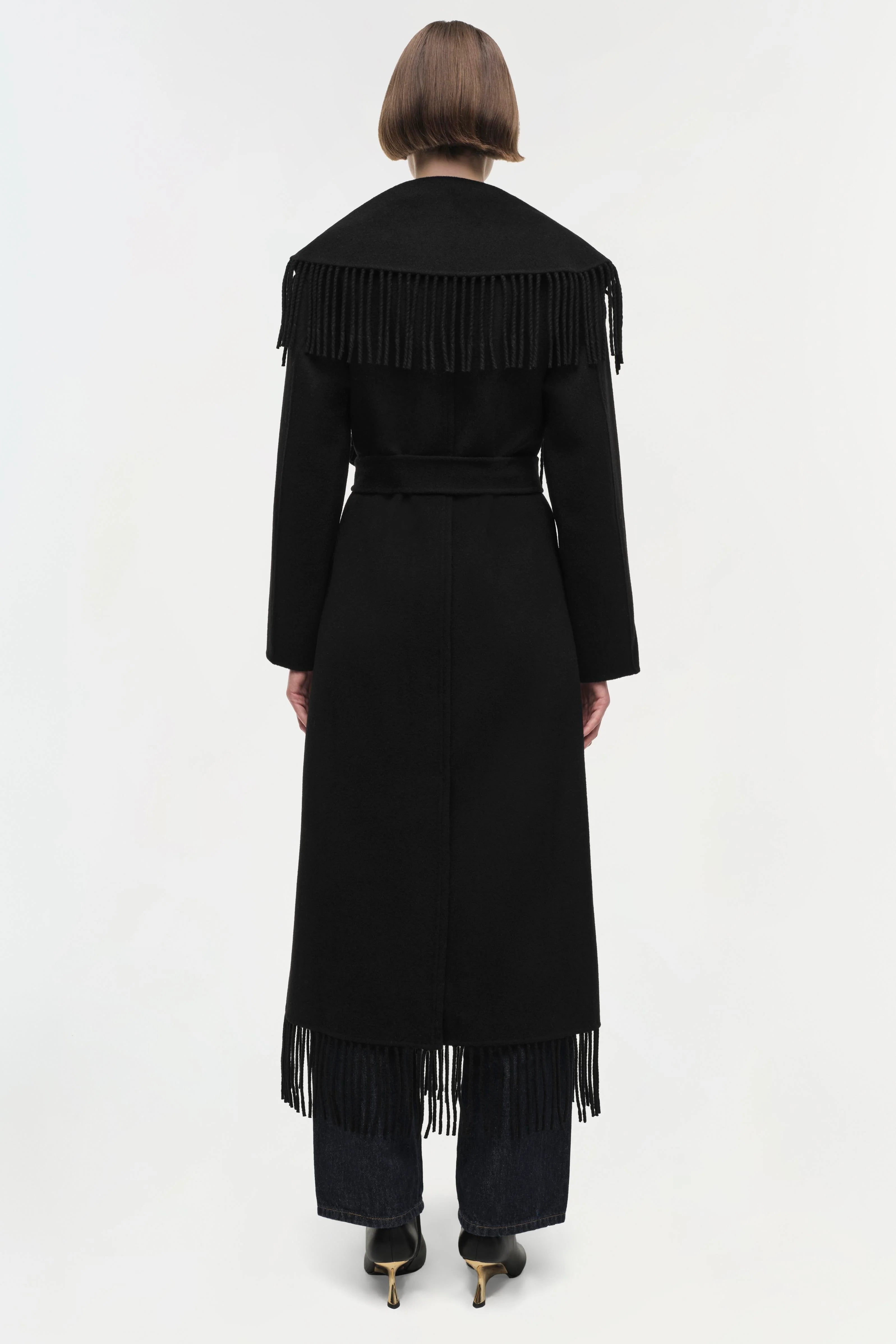 Carrie Fringe Robe Coat