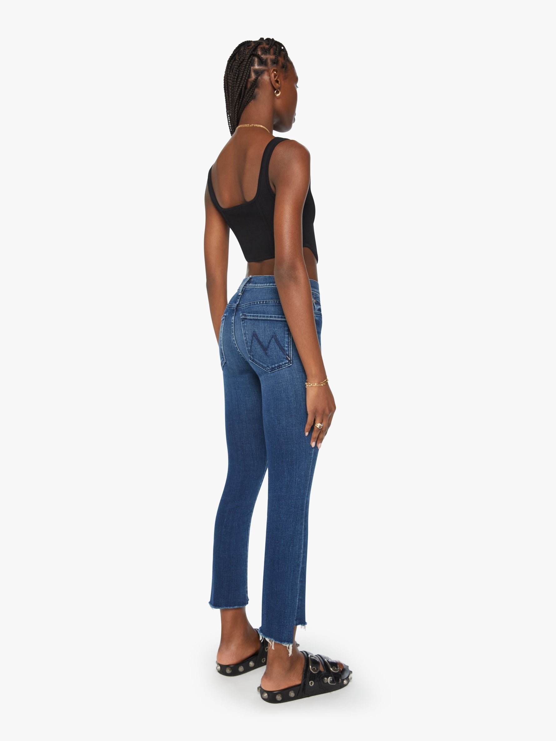 Insider Crop Step Fray