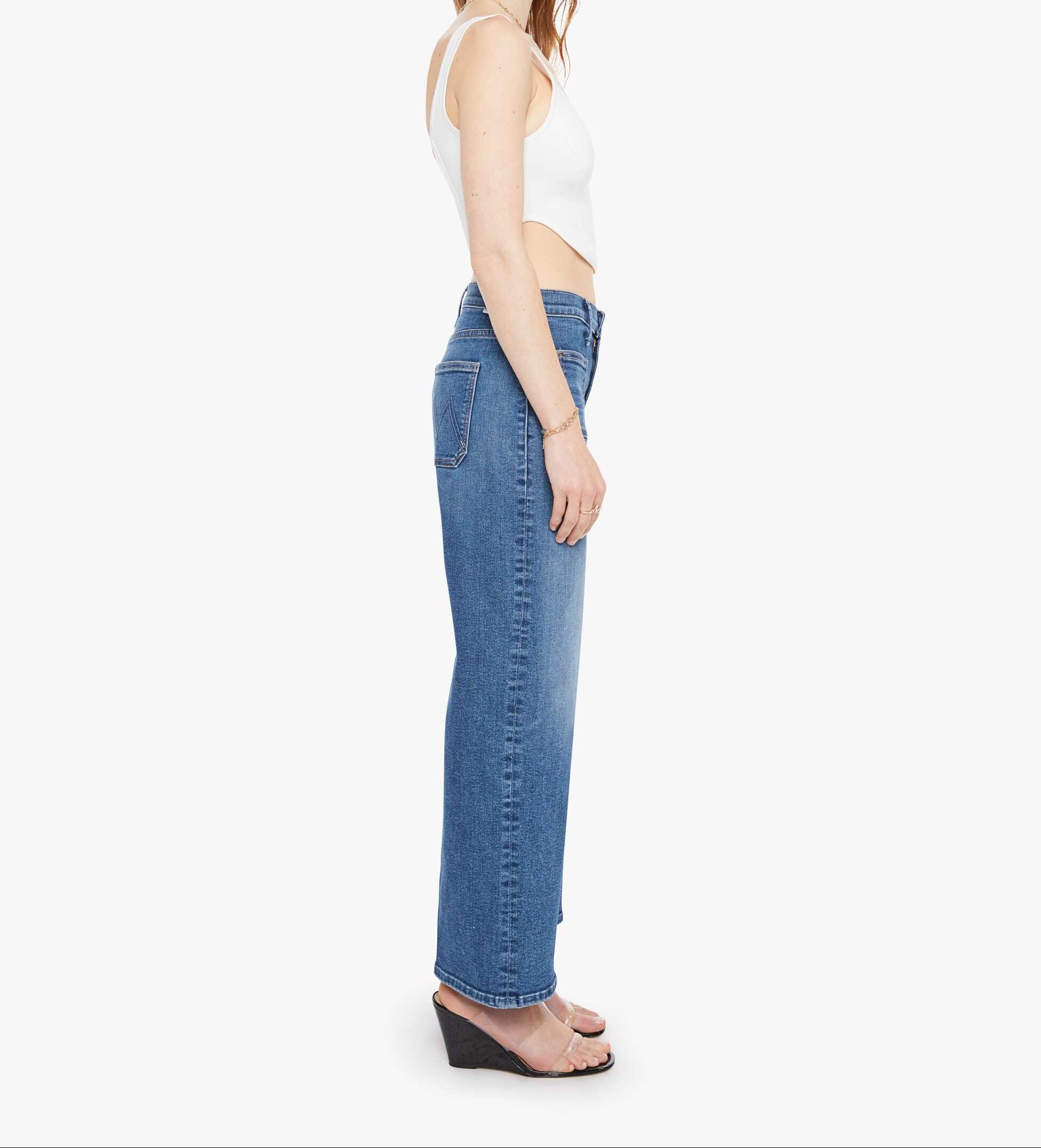 Patch Pocket Mid Maven Ankle Jean