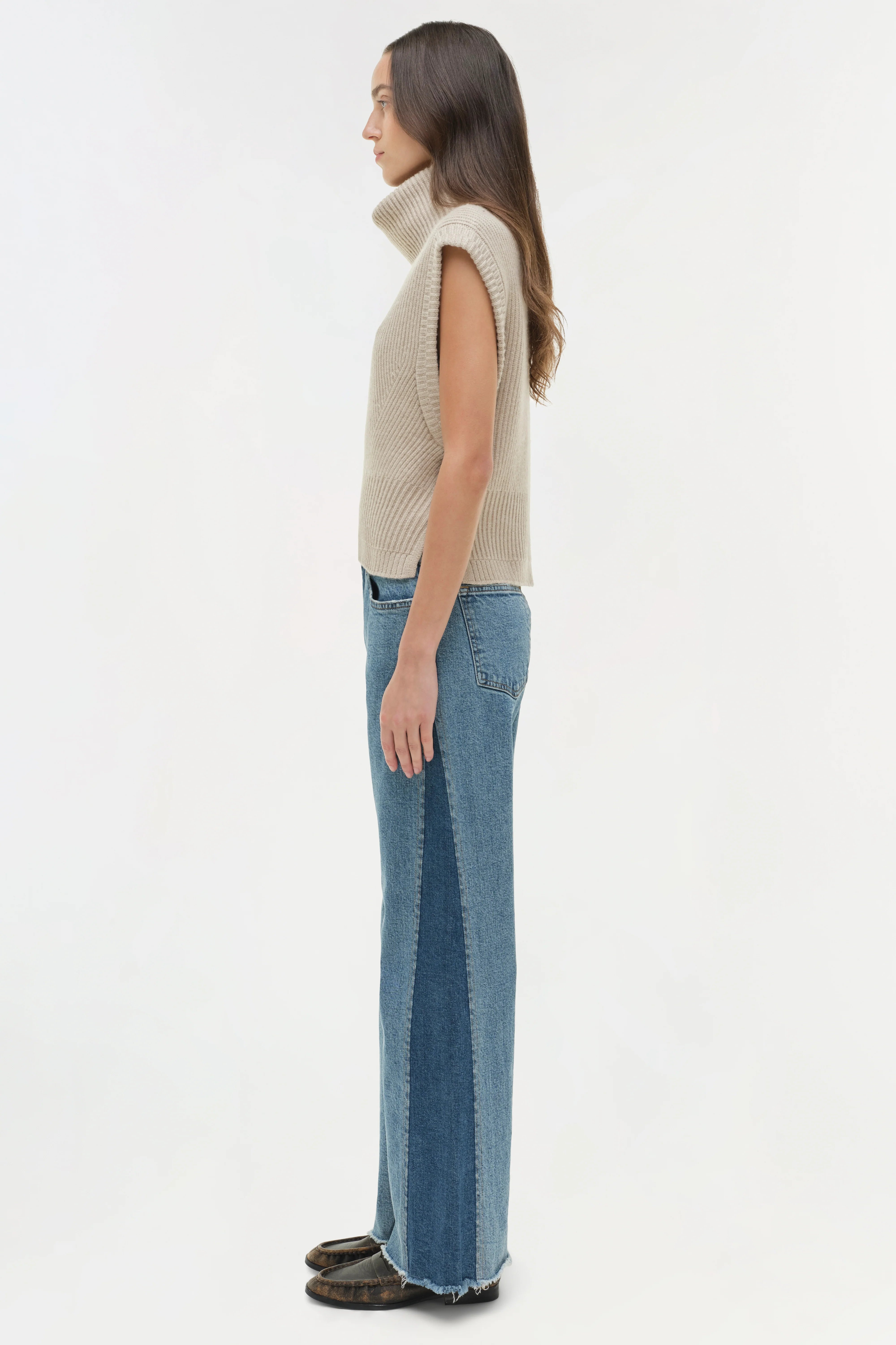 Godet Straight Leg Jean