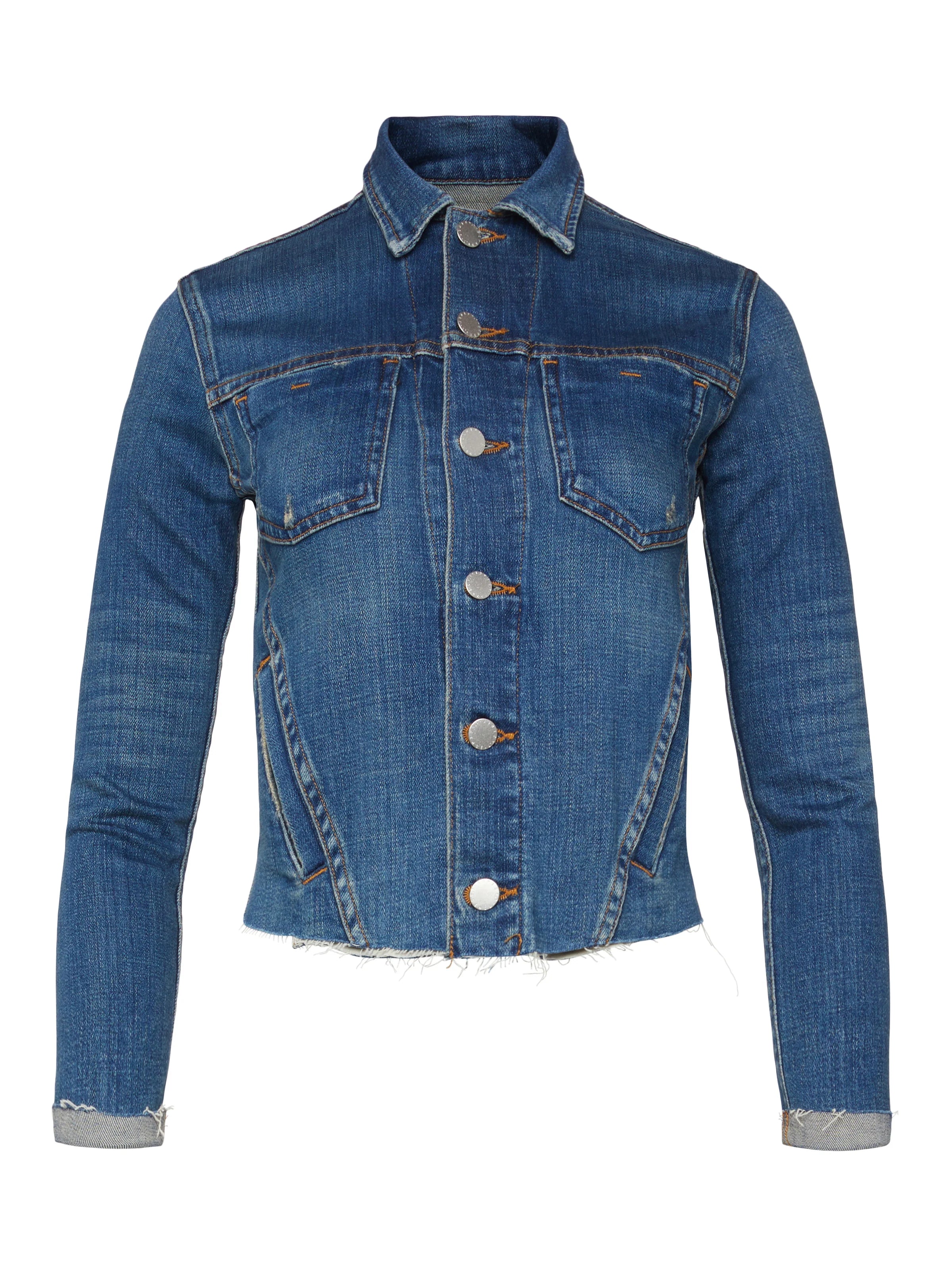 Janelle Slim Raw Denim Jacket