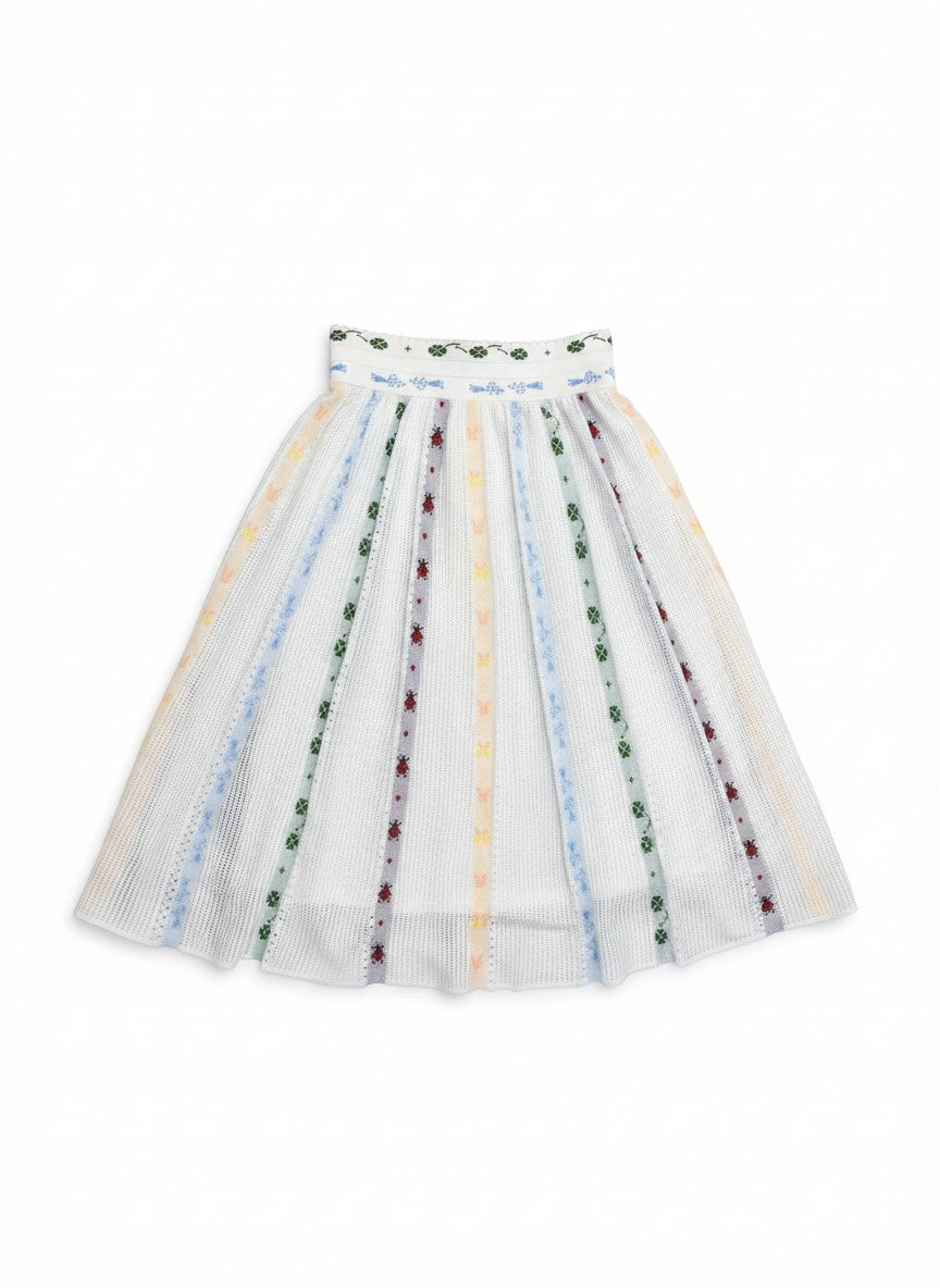 Esperance Jacquard Midi Skirt
