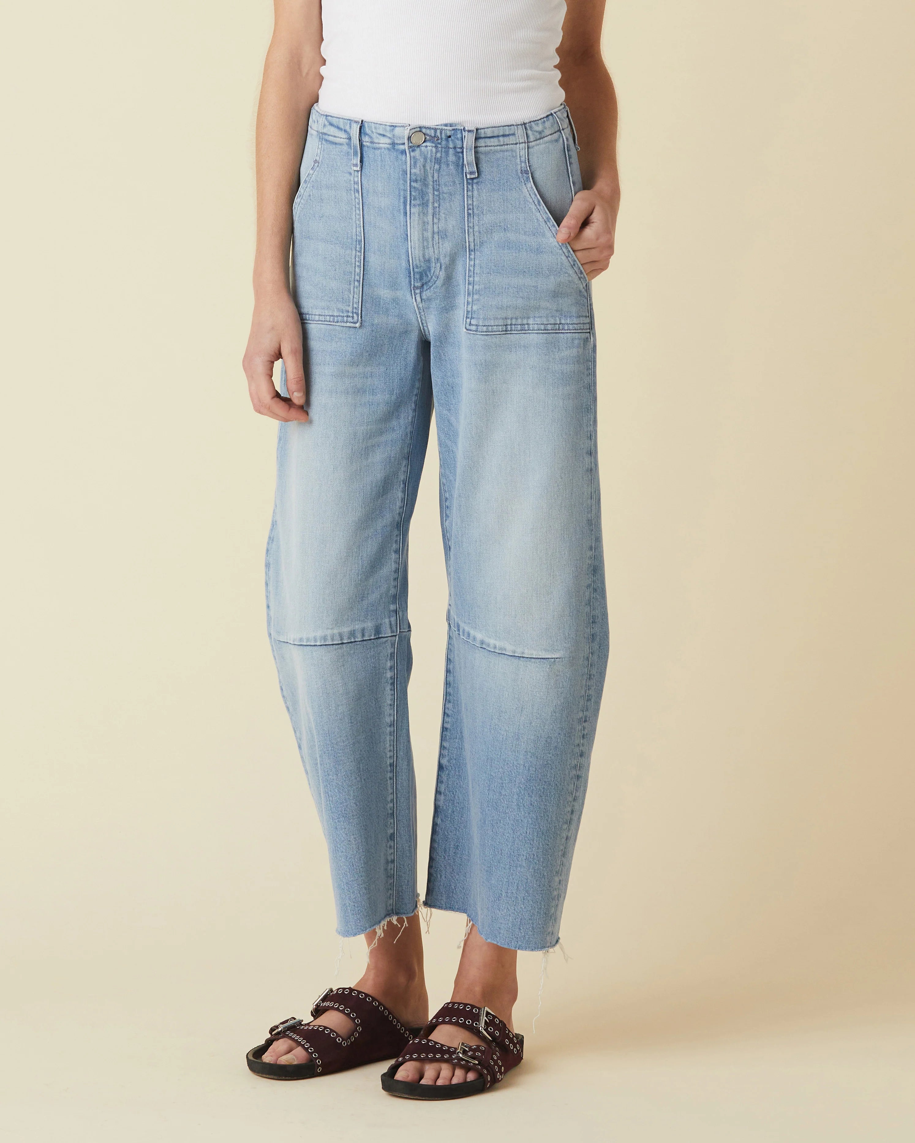 Utility Soft Barrel Jean