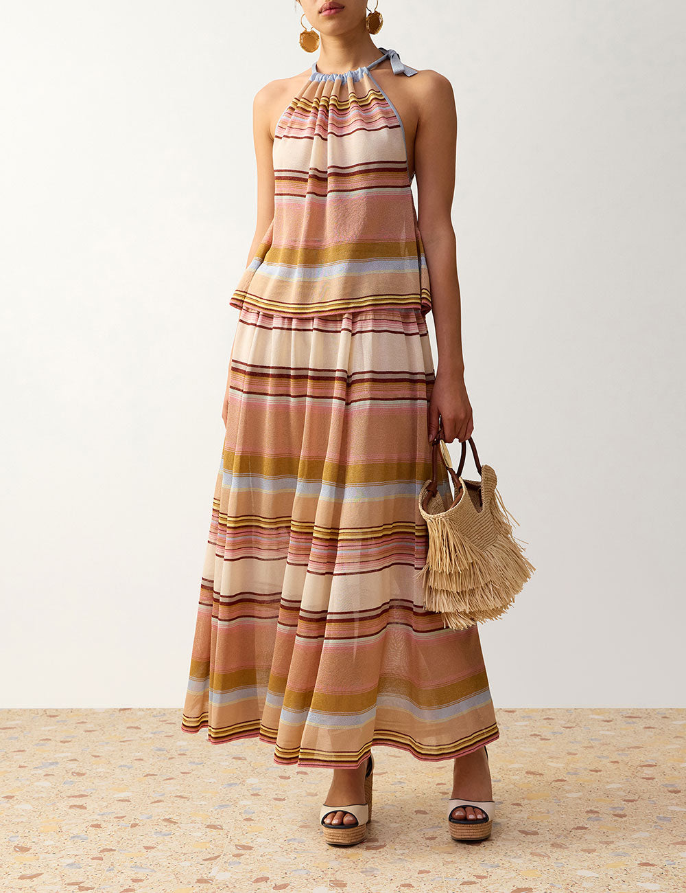 Fairlight Striped Circle Skirt