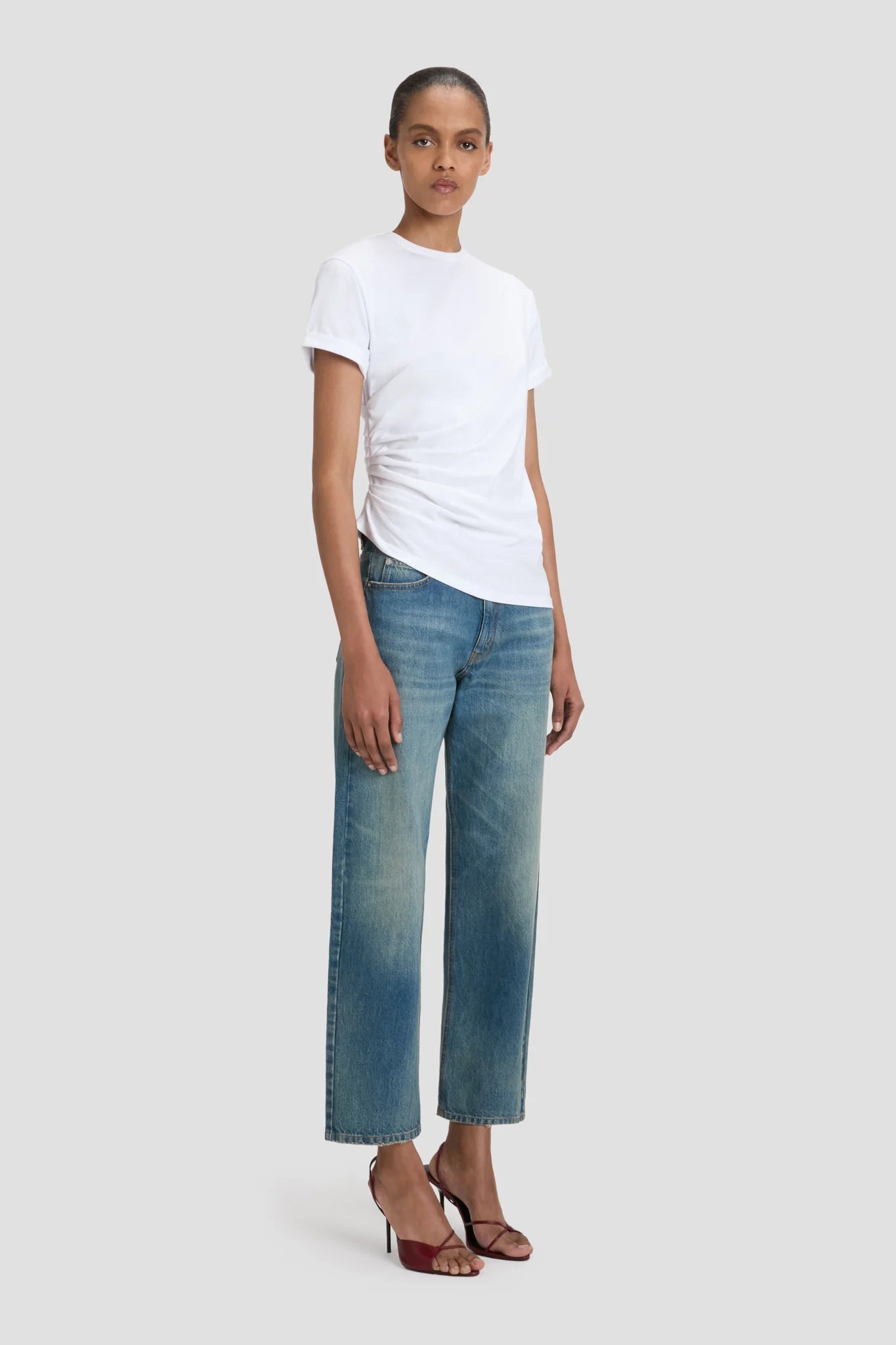 Gathered Detail T-Shirt