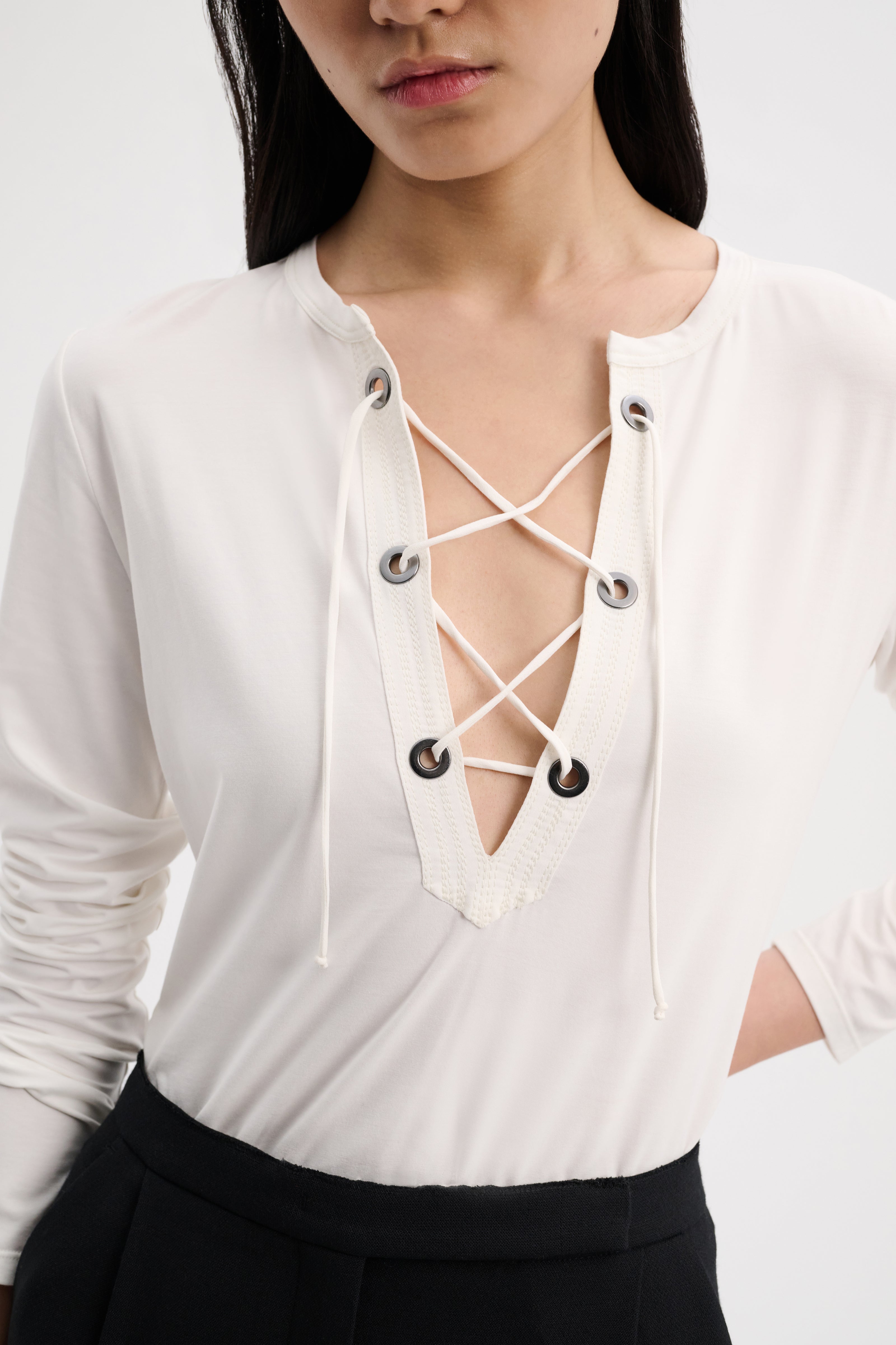 Soft Lacing Shirt