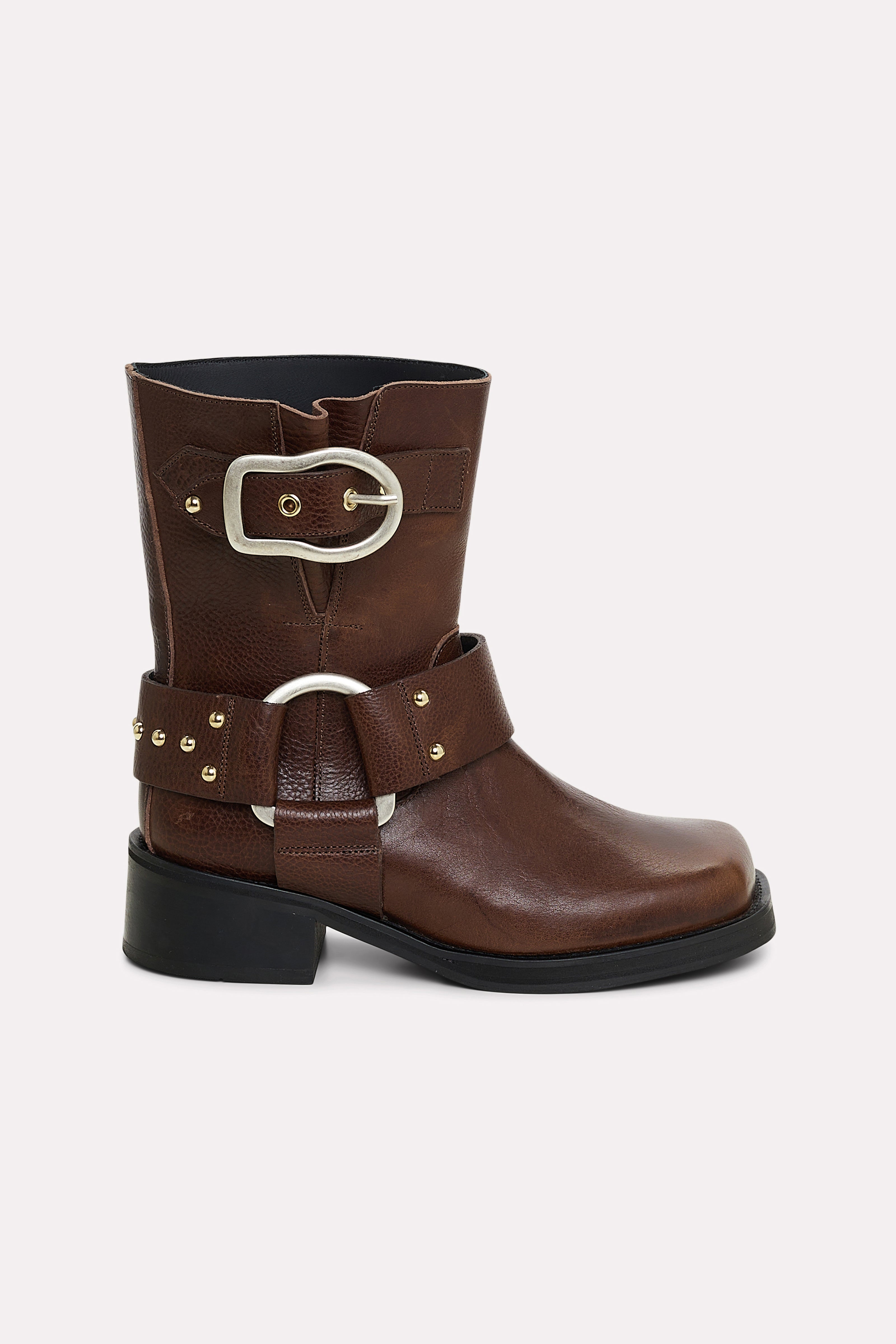 Strong Femininity Short Biker Boot