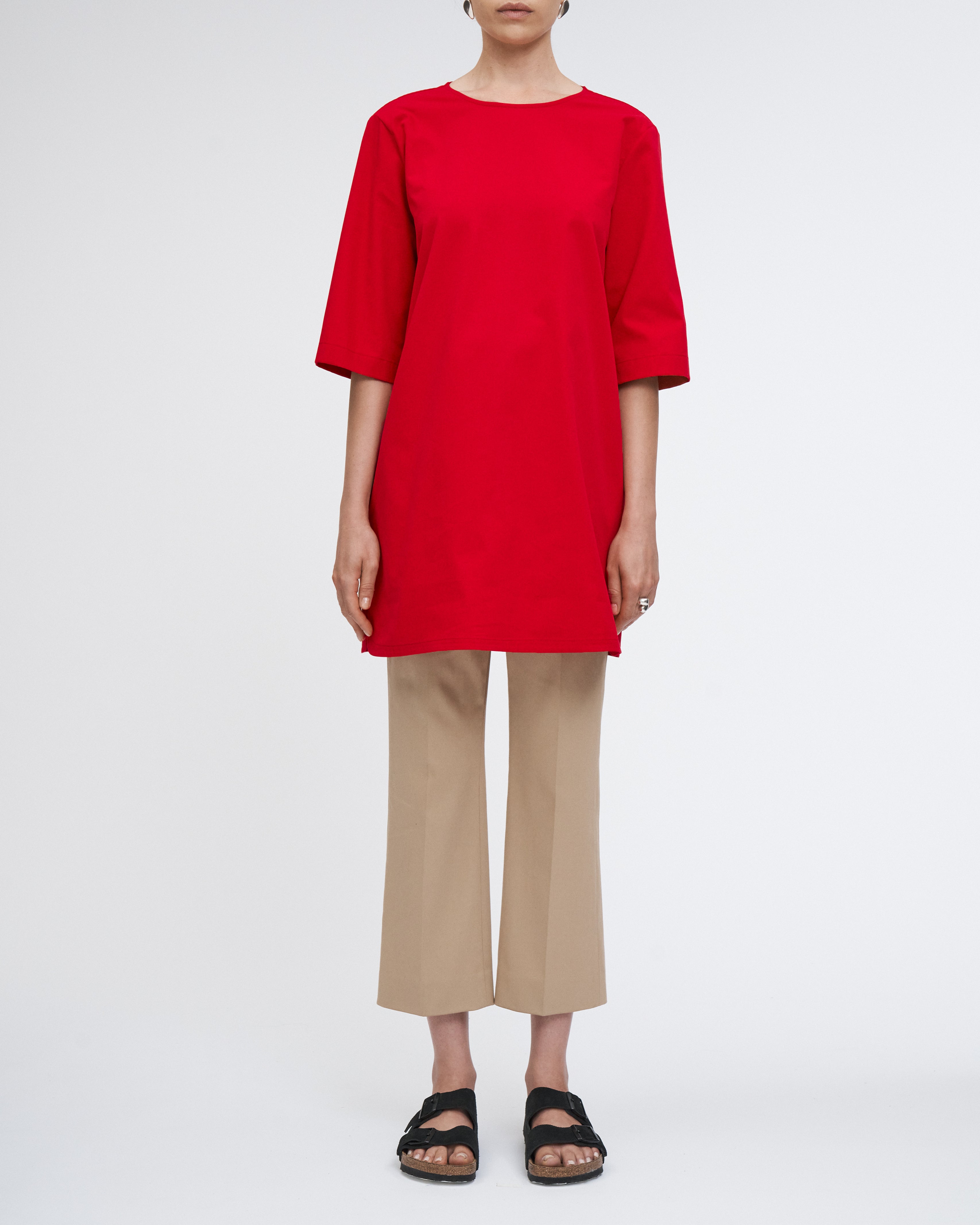 High Waisted Crop Trouser