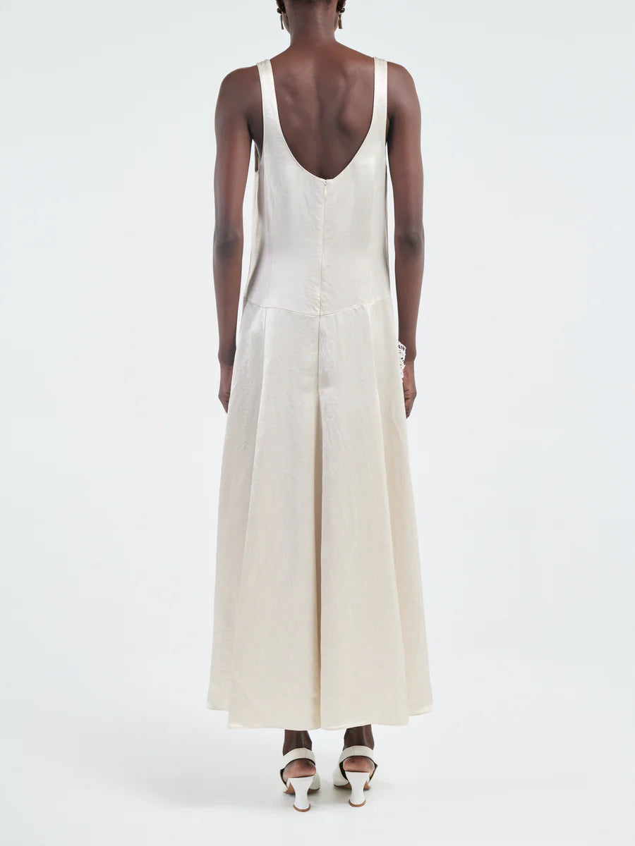 Godet Dress Macrame