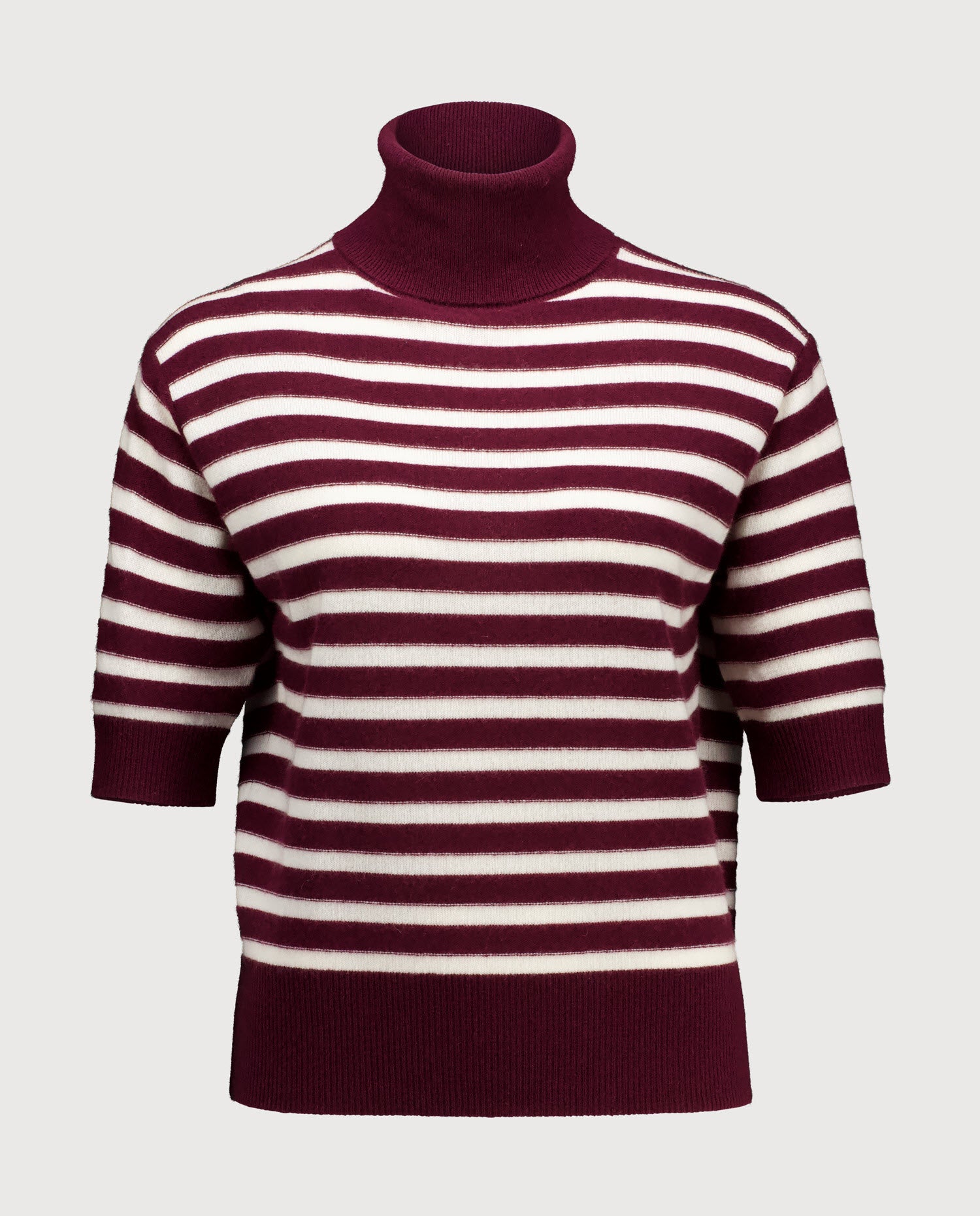 Turtleneck Half Sleeve Sweater