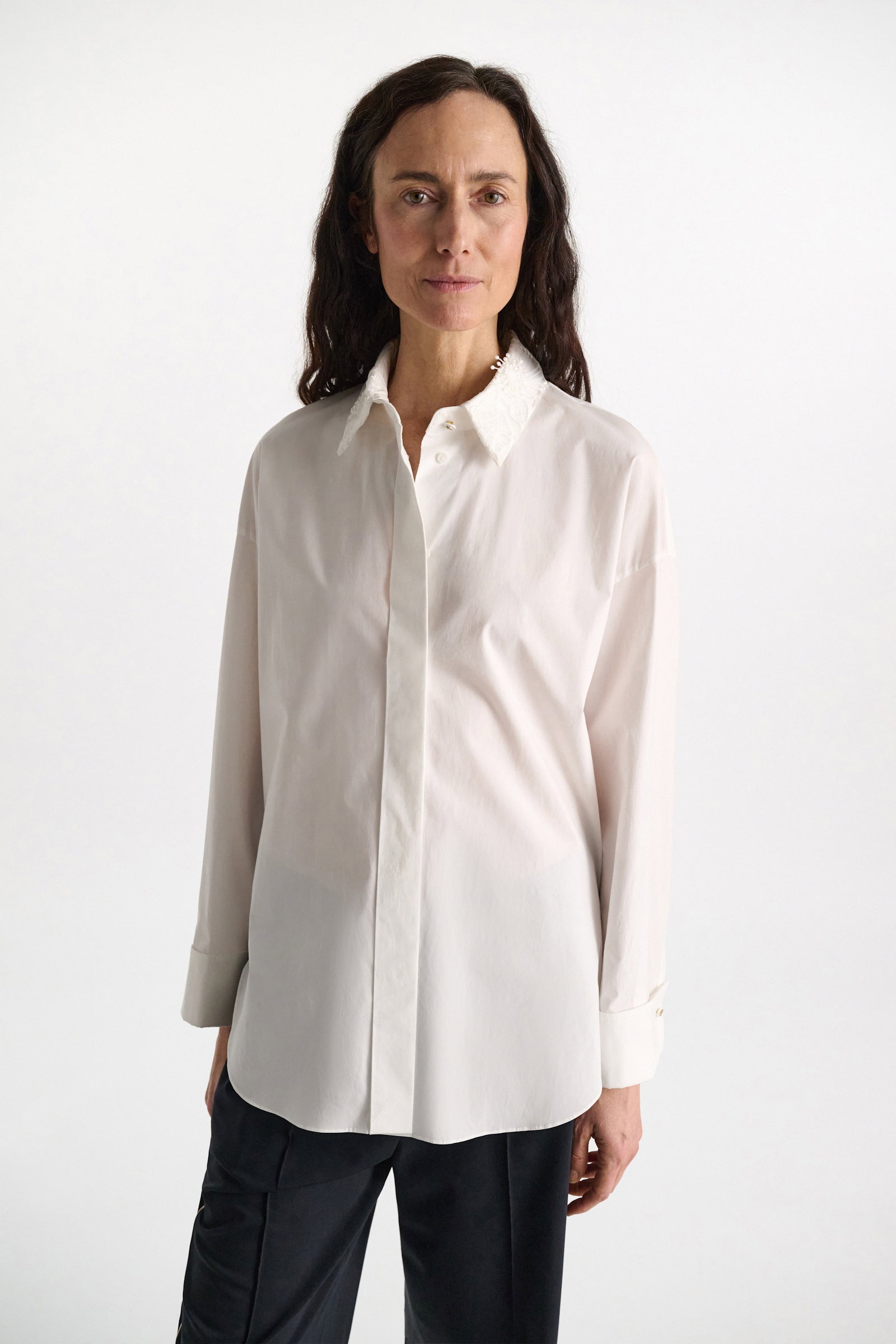Poplin Power Blouse