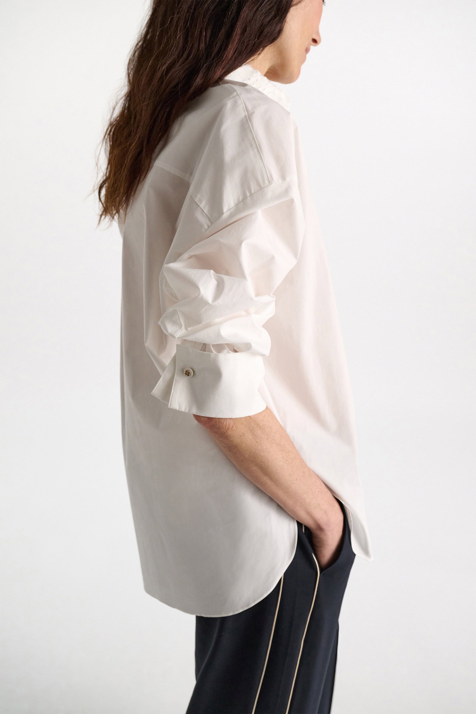 Poplin Power Blouse