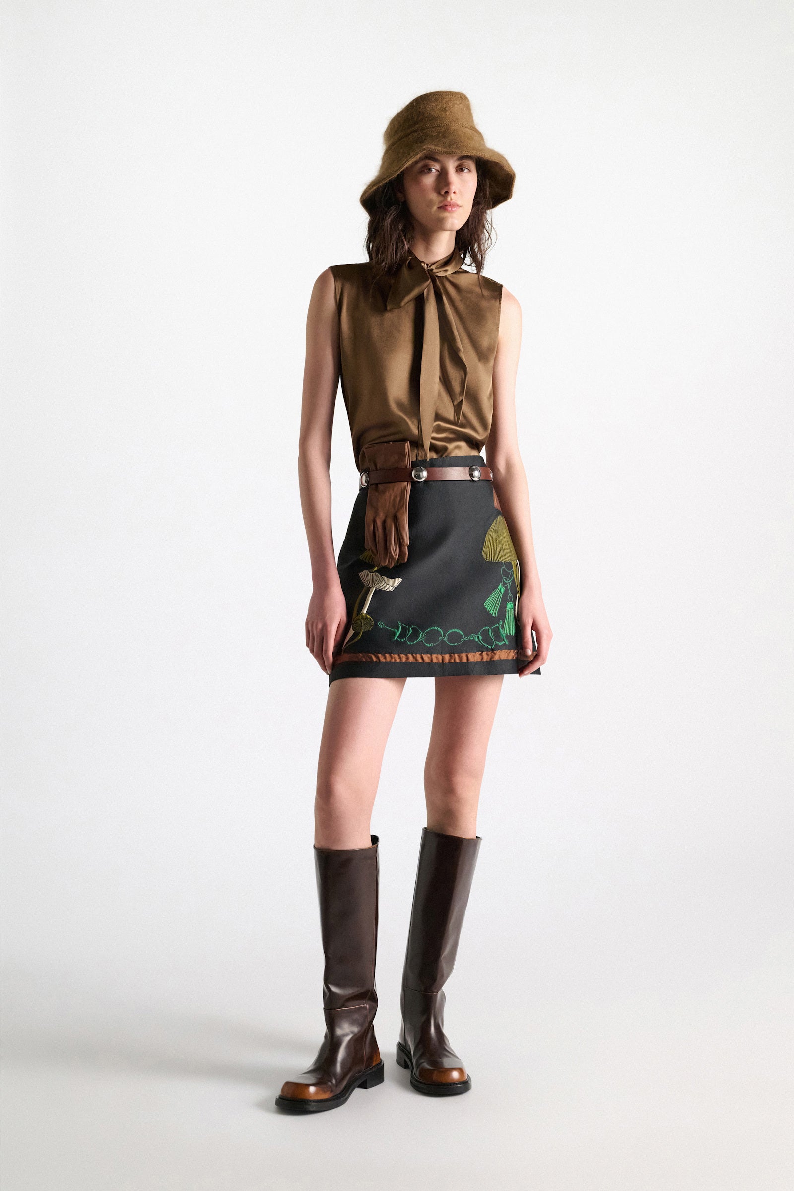 Trippy Garden Skirt