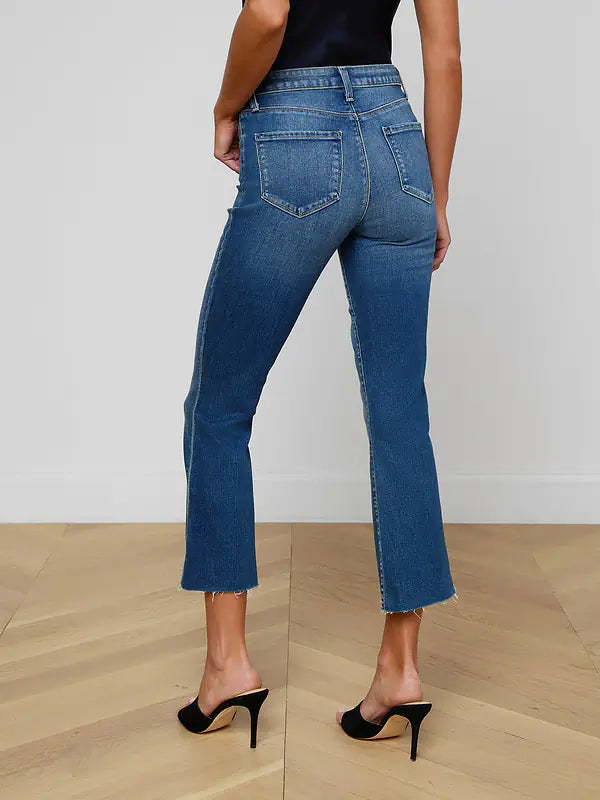 Kendra H/R Crop Flare Jean