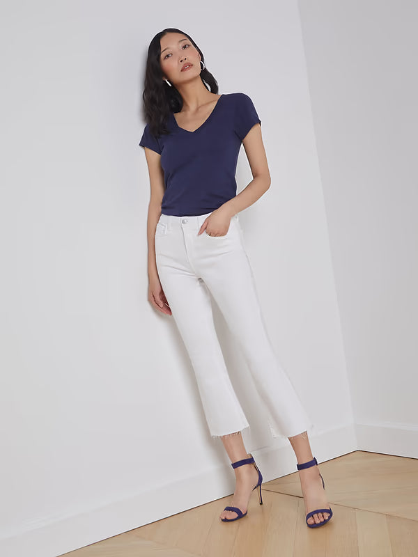 Kendra H/R Crop Flare Jean