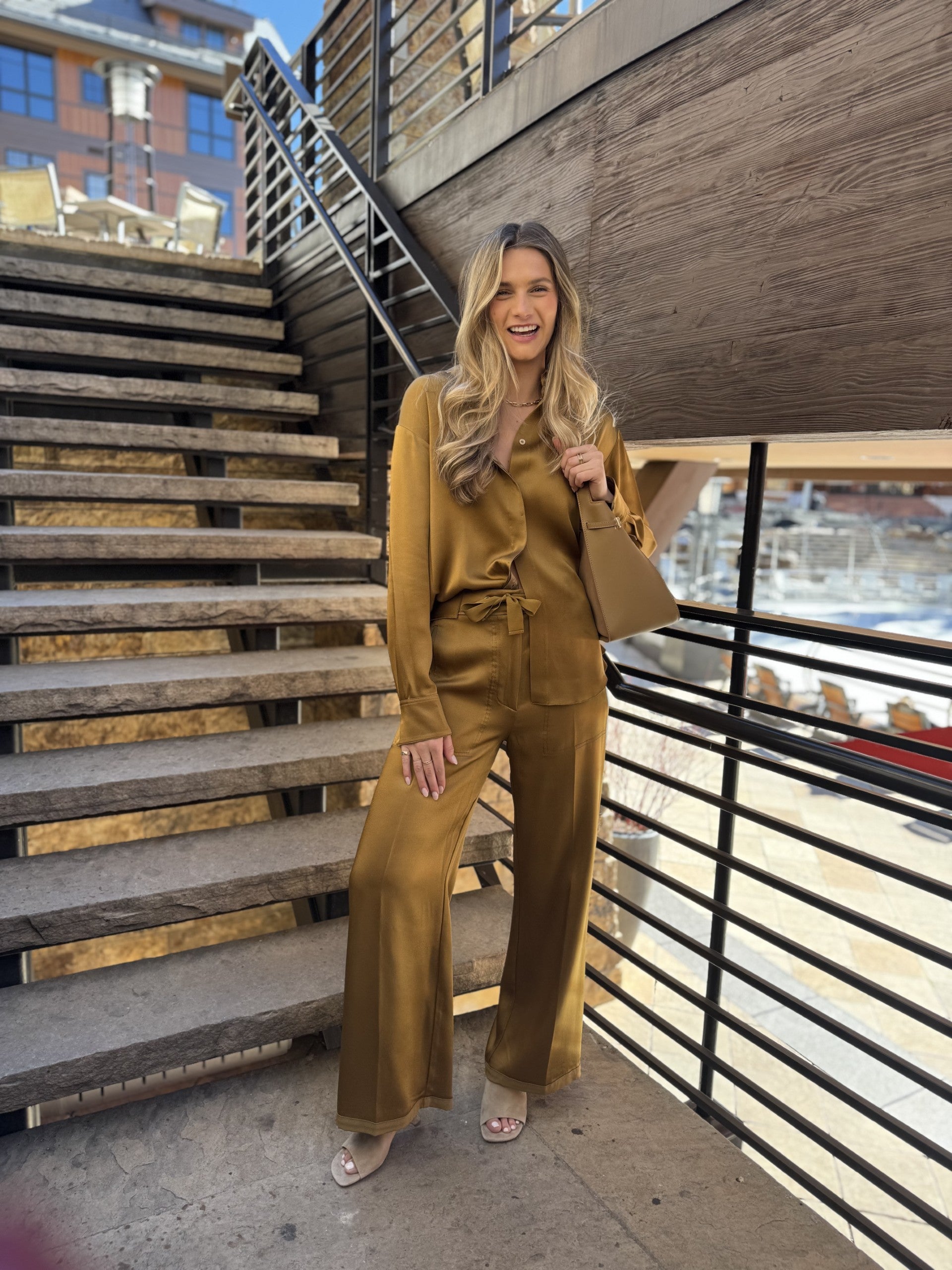 Envers Satin Cargo Pants