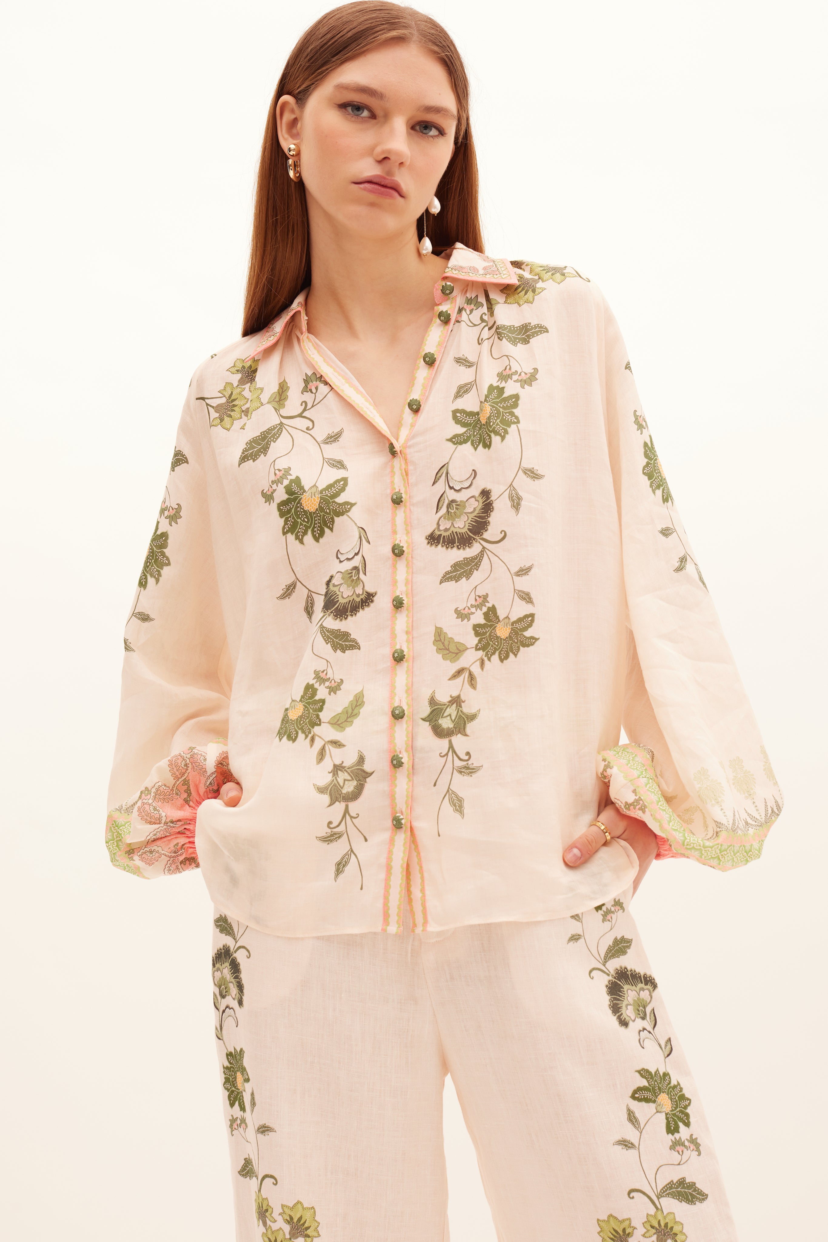 Baja Collared Blouse
