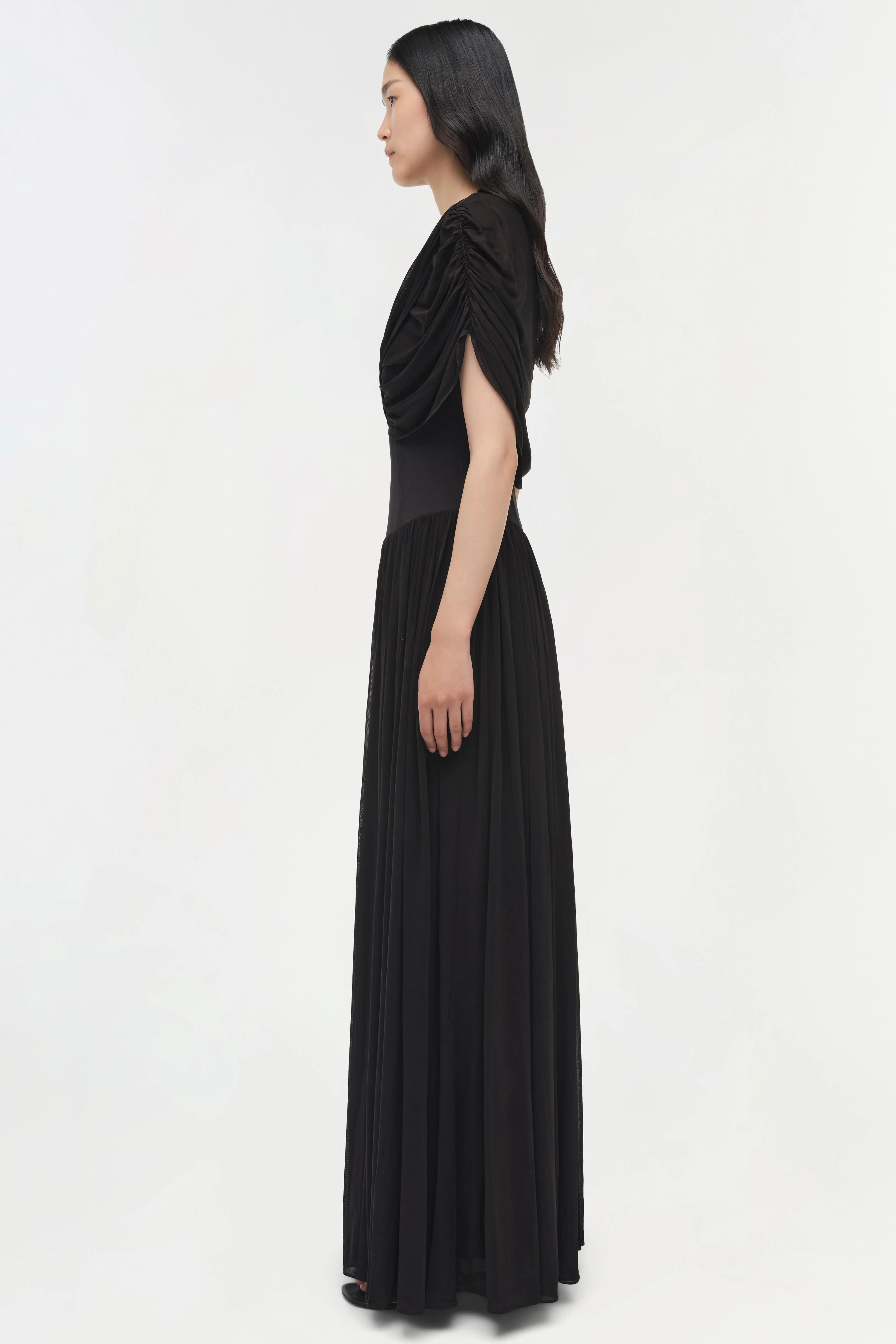 Nancie Cape Midi Dress
