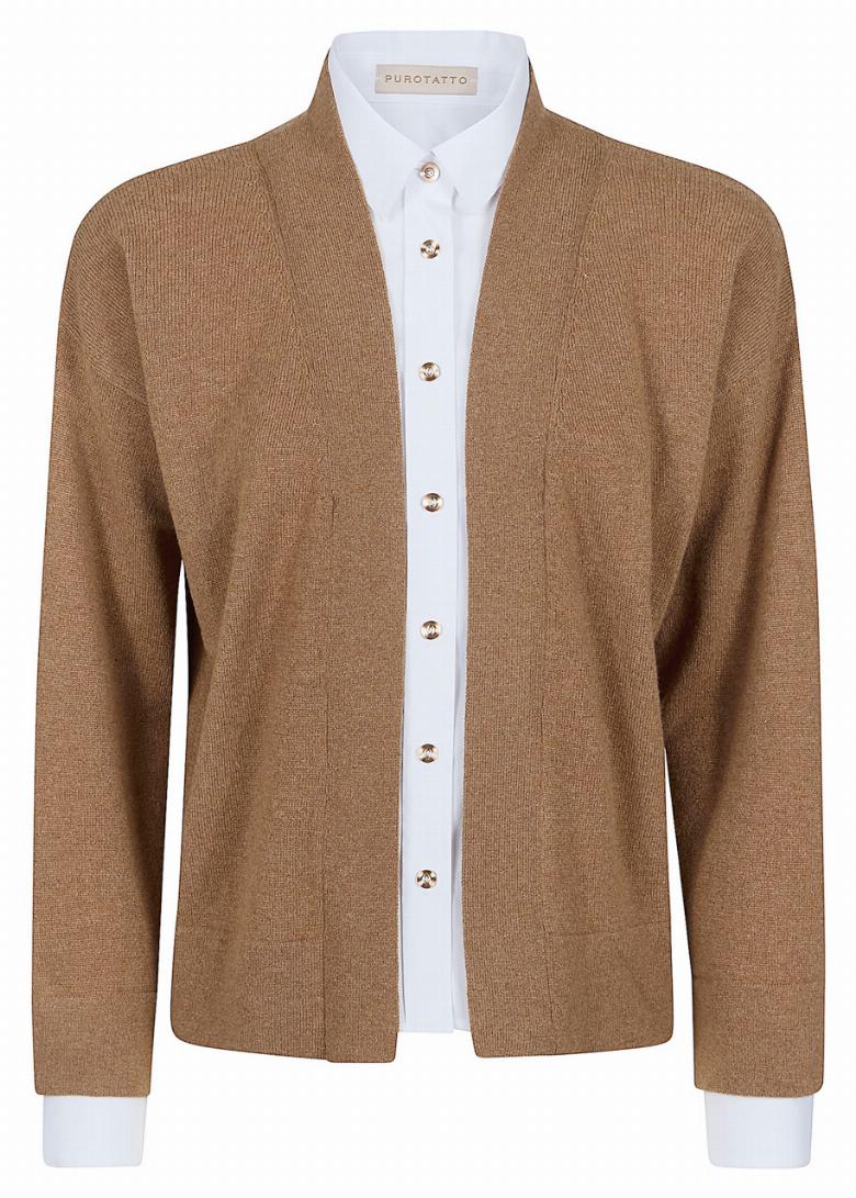 Shirt Cardigan Combo