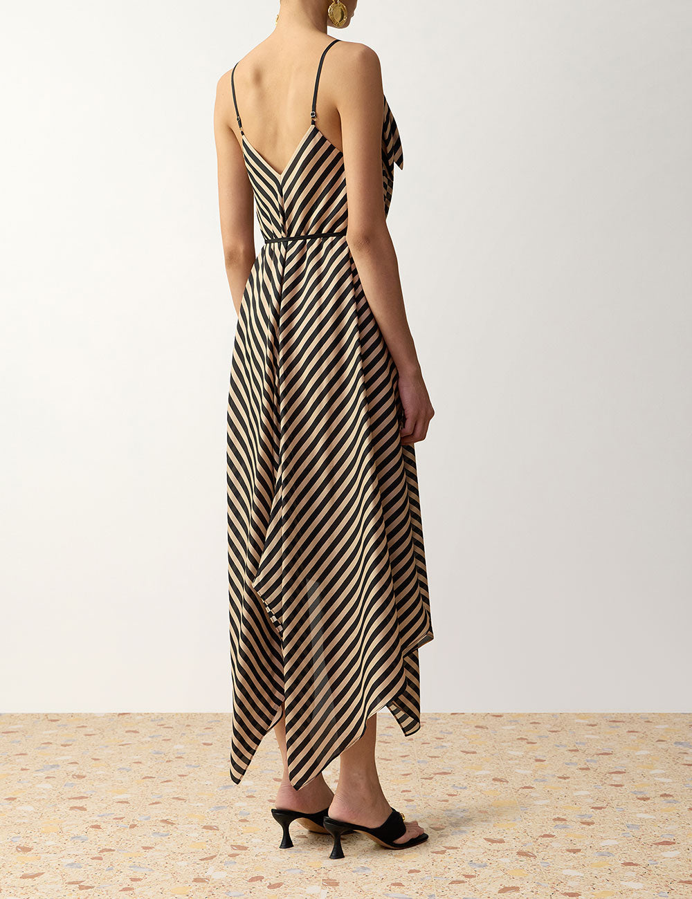 Fairlight Scarf Hem Midi Dress