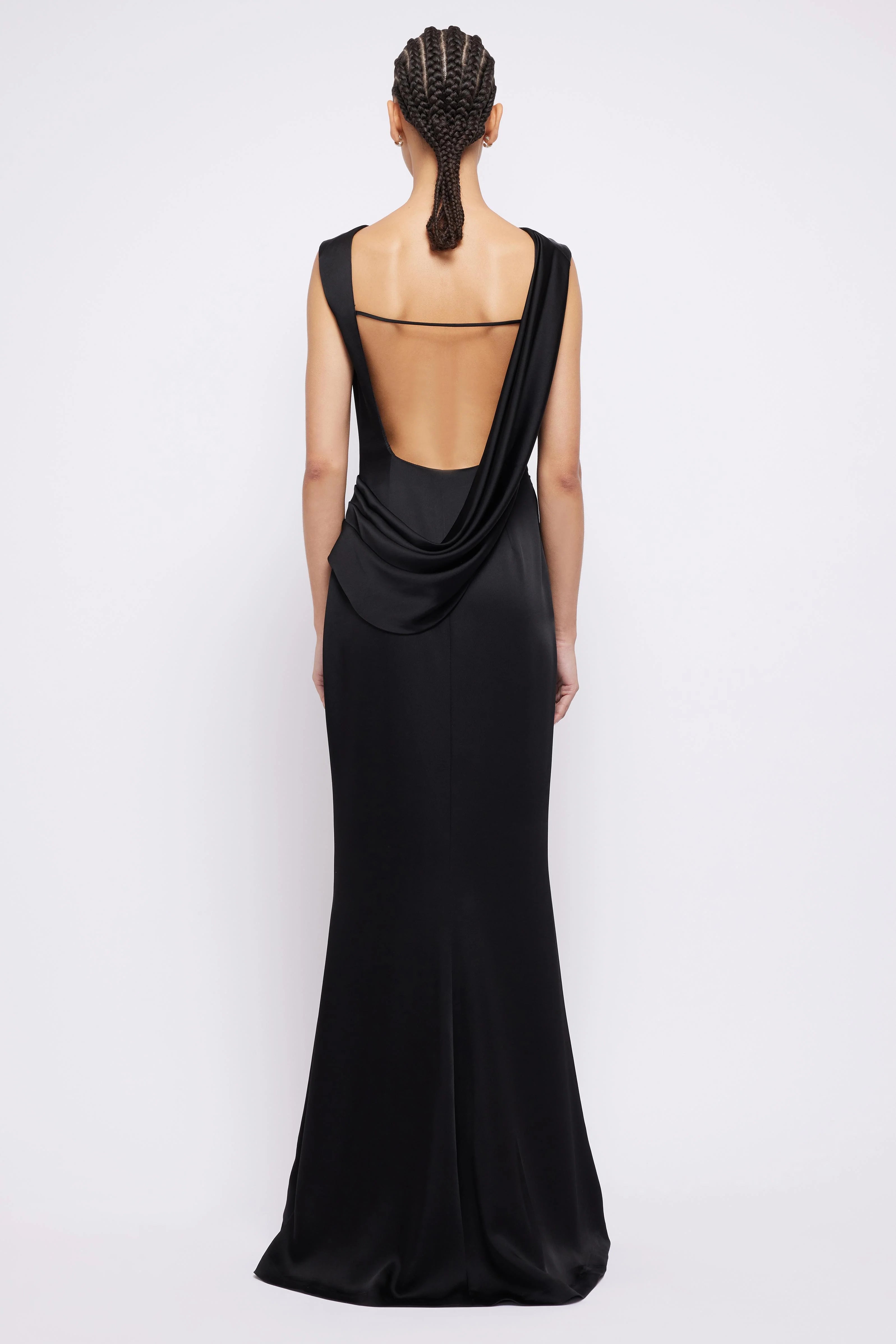 Tommy Open Back Gown