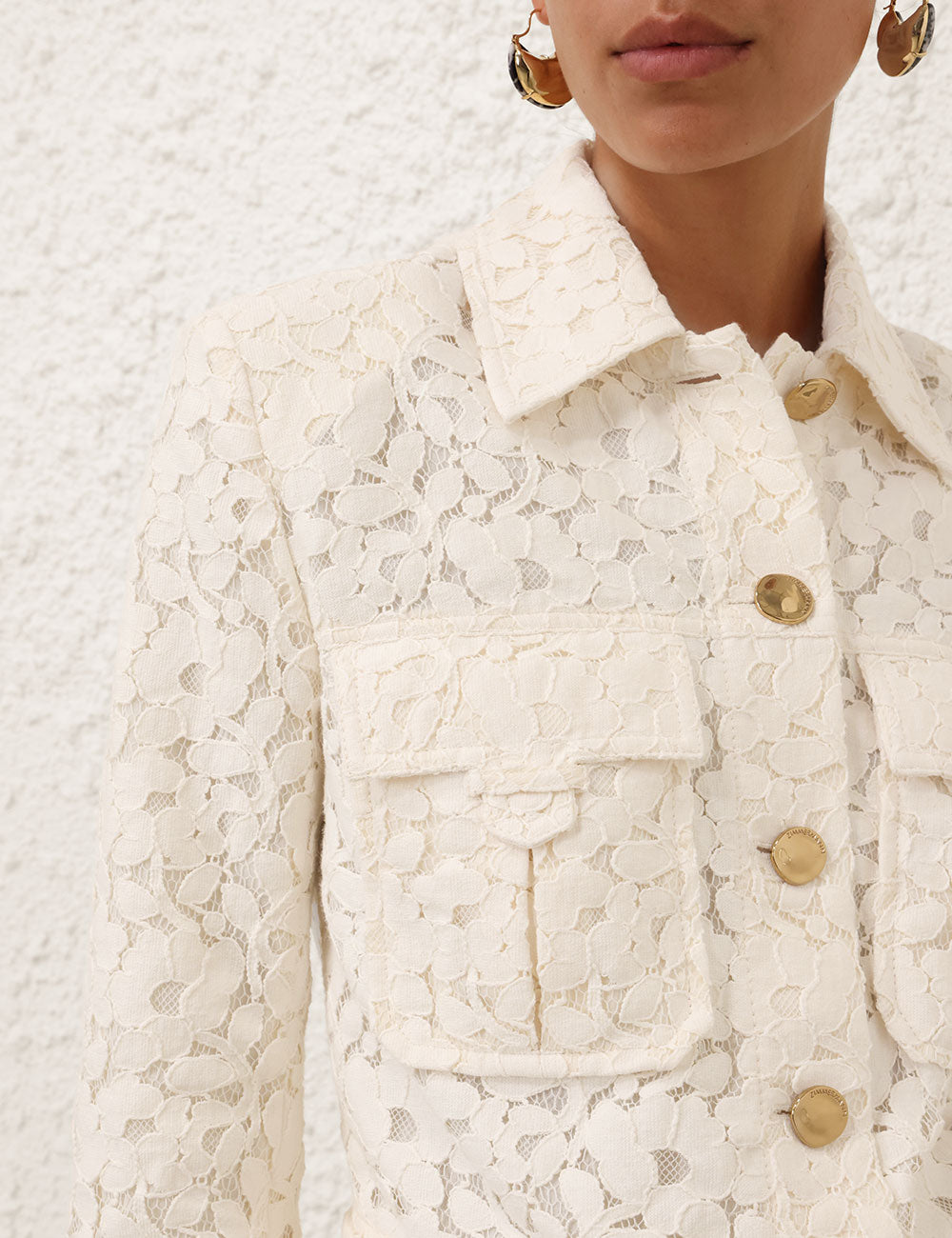 Illuminate Lace Cropped Jacket