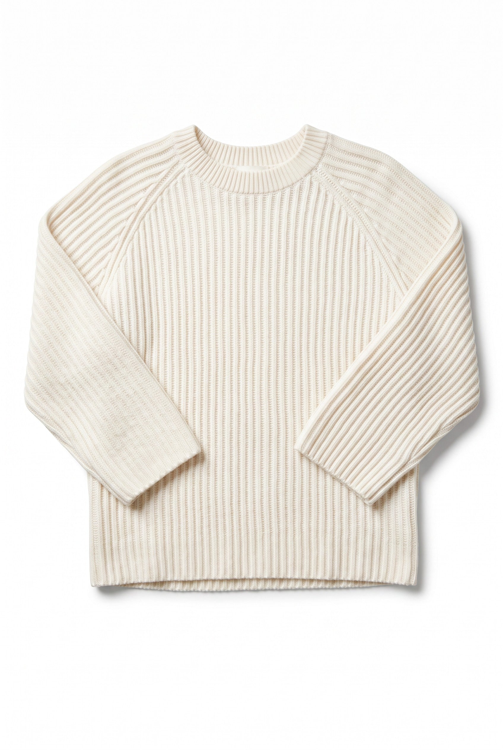 Ribbed Half Sleeve Sweater