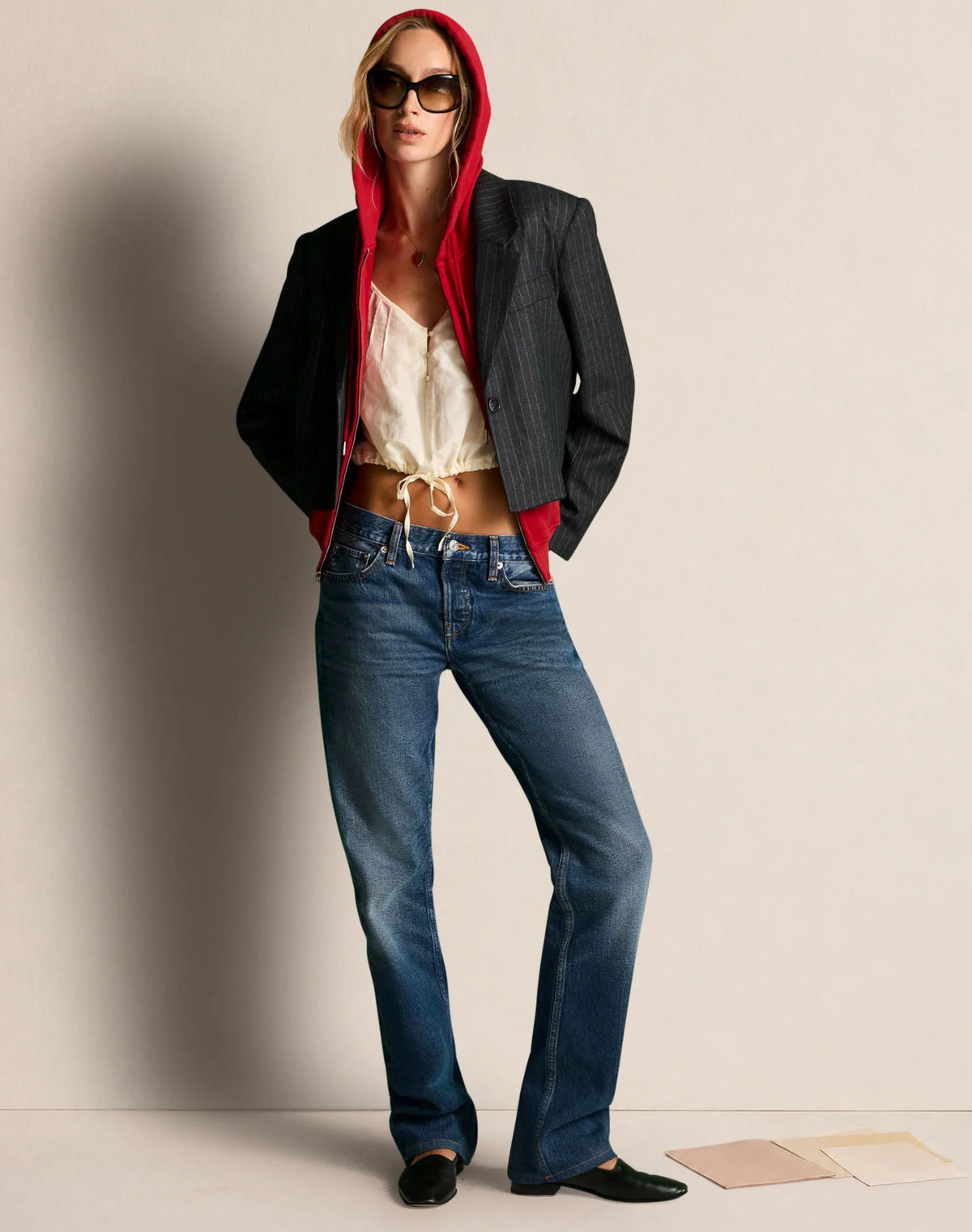 Raven Cropped Blazer