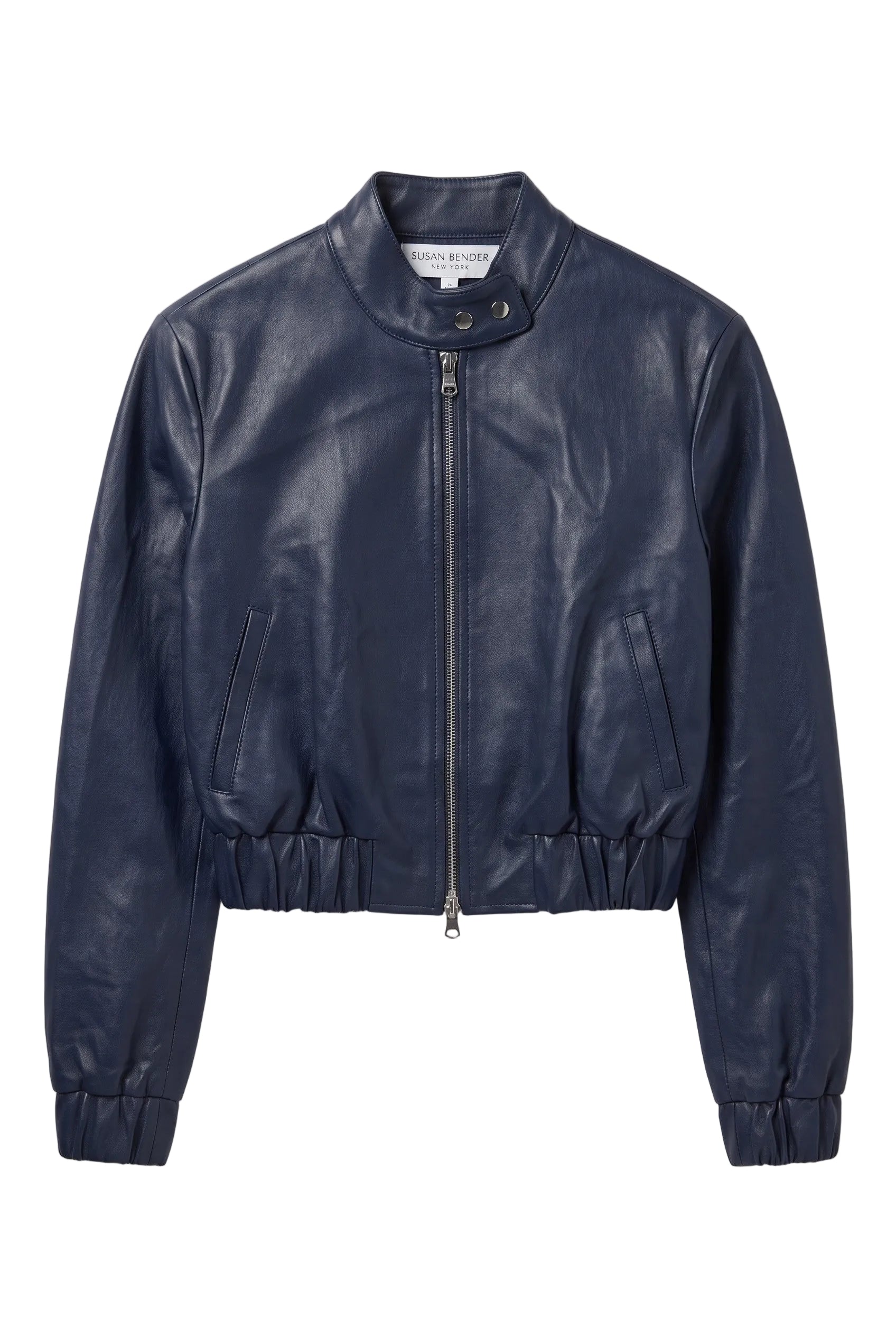 Leather Windbreaker