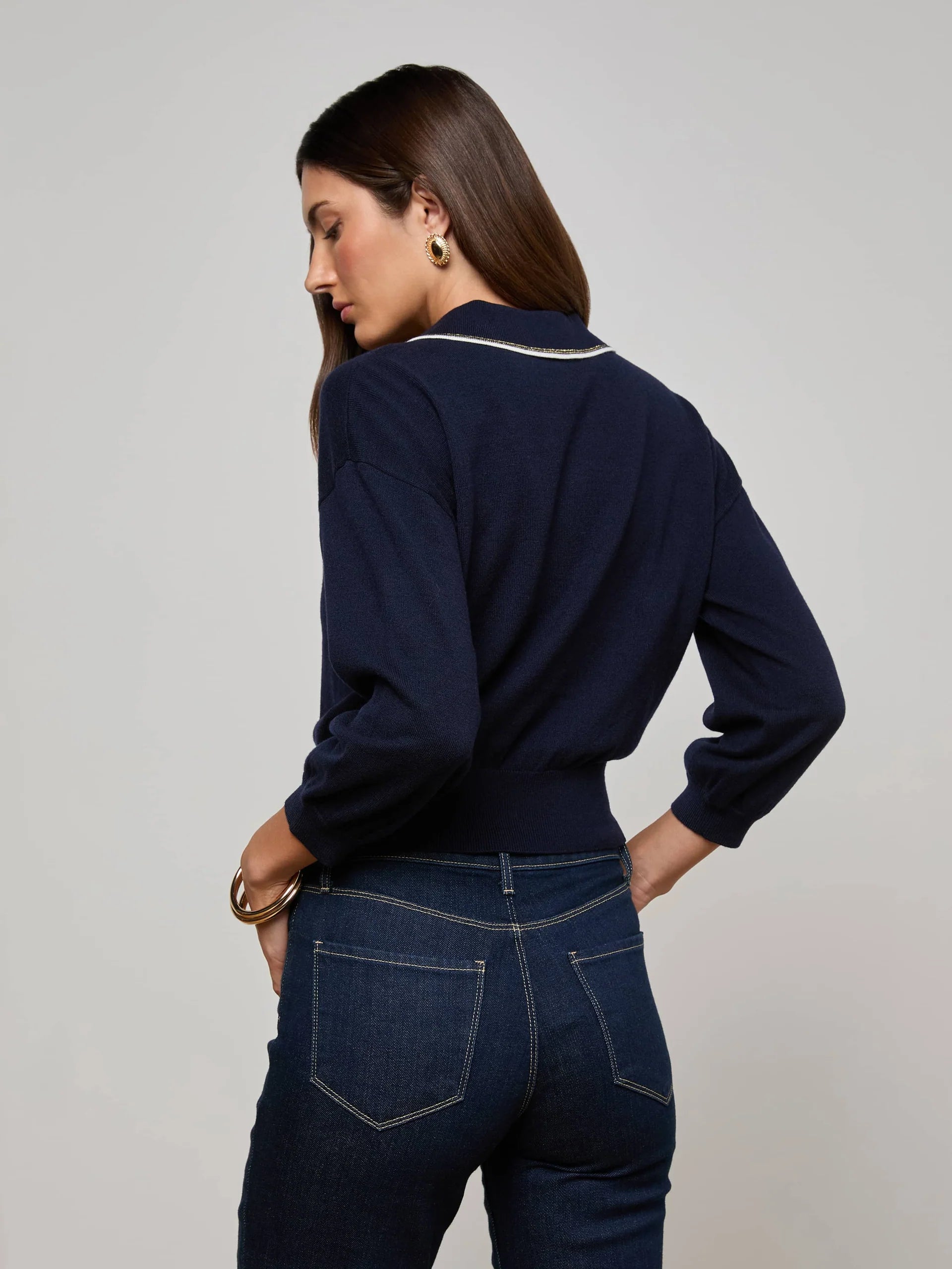 Malaki Three Quarter Clard Sweater