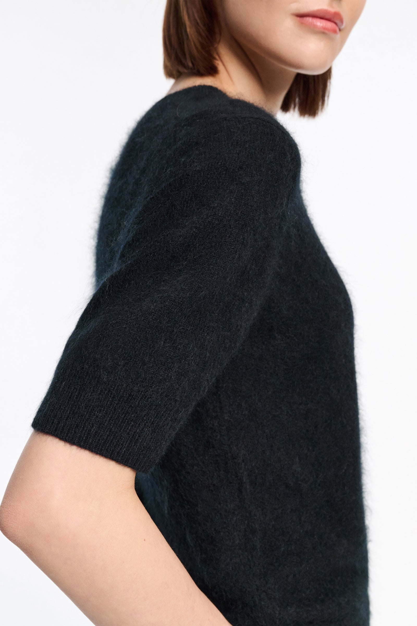 Fluffy Statements Half-Sleeve Pullover
