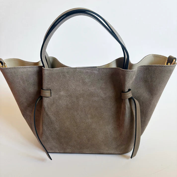 Suede Milan Tote