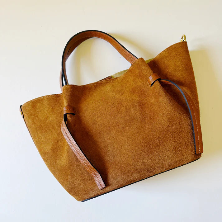 Suede Milan Tote