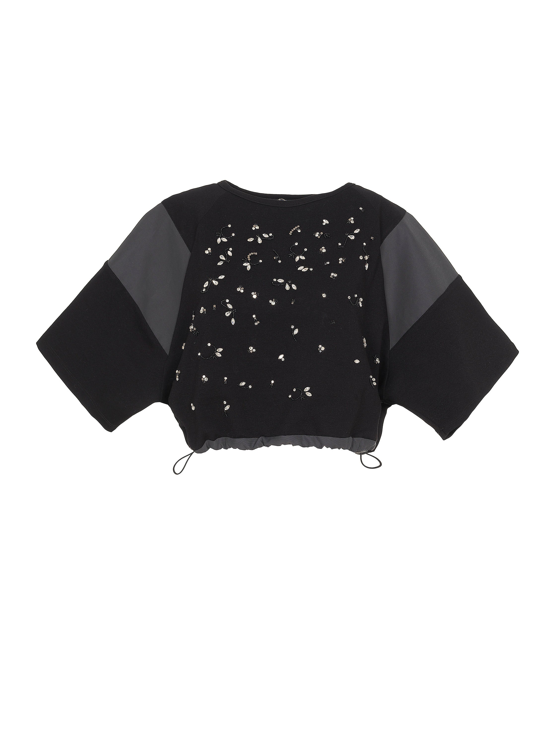 Gem Embellished Crop Top