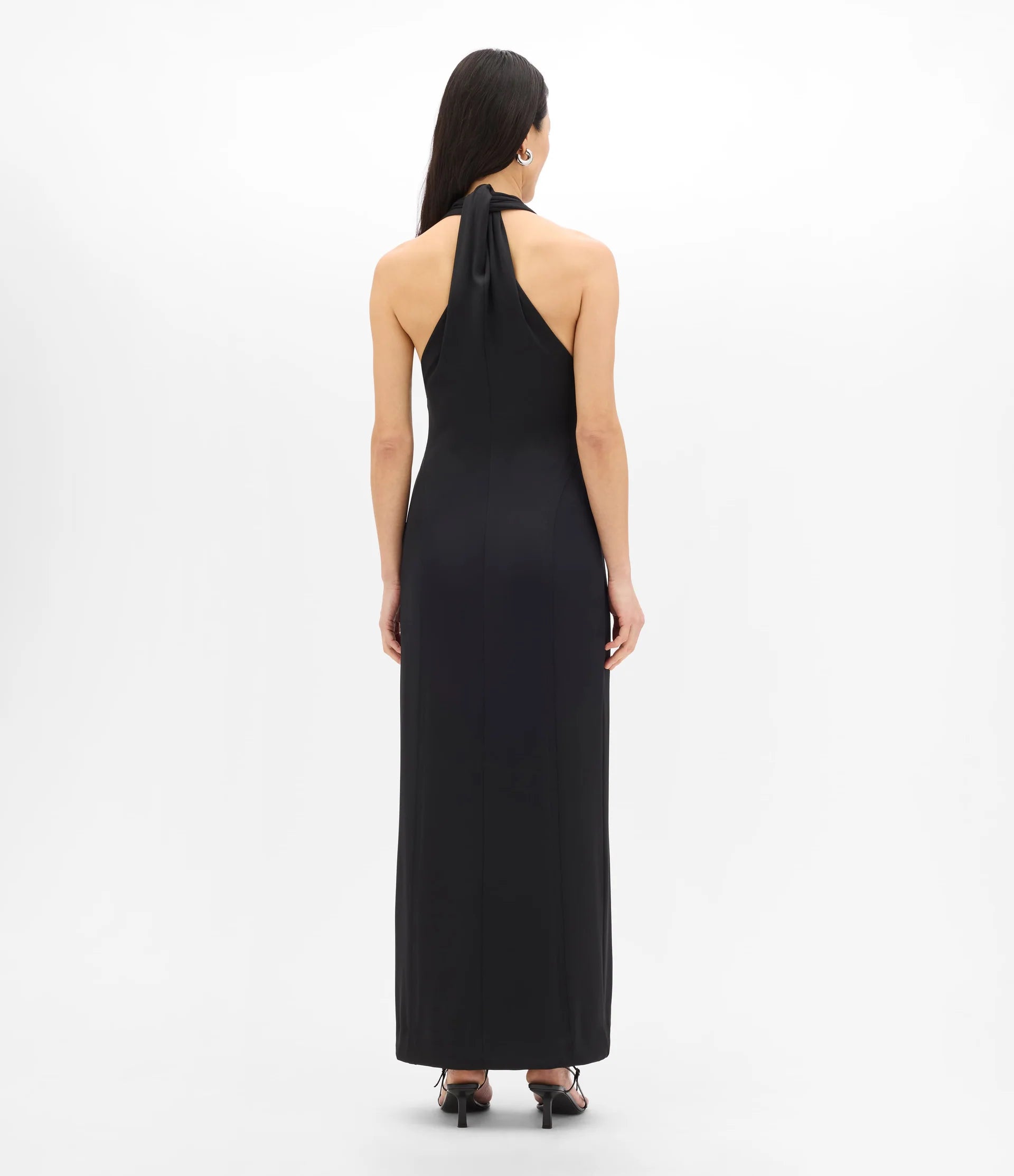 Gathered Halter Dress