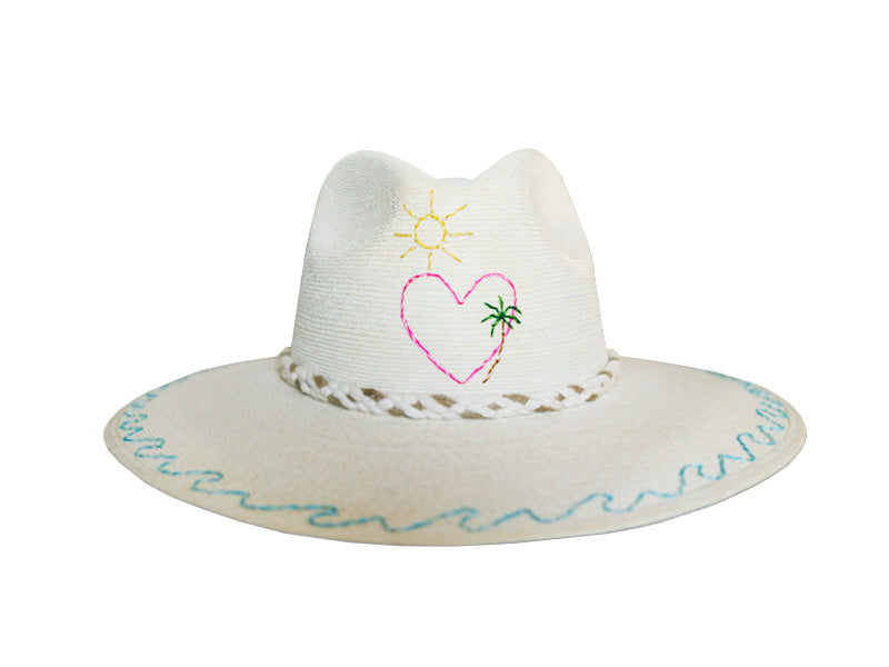 Beach Heart Hat