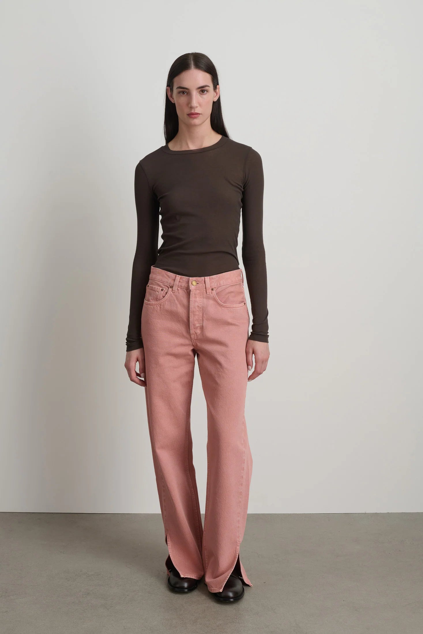 Charlot Split Hem Jean