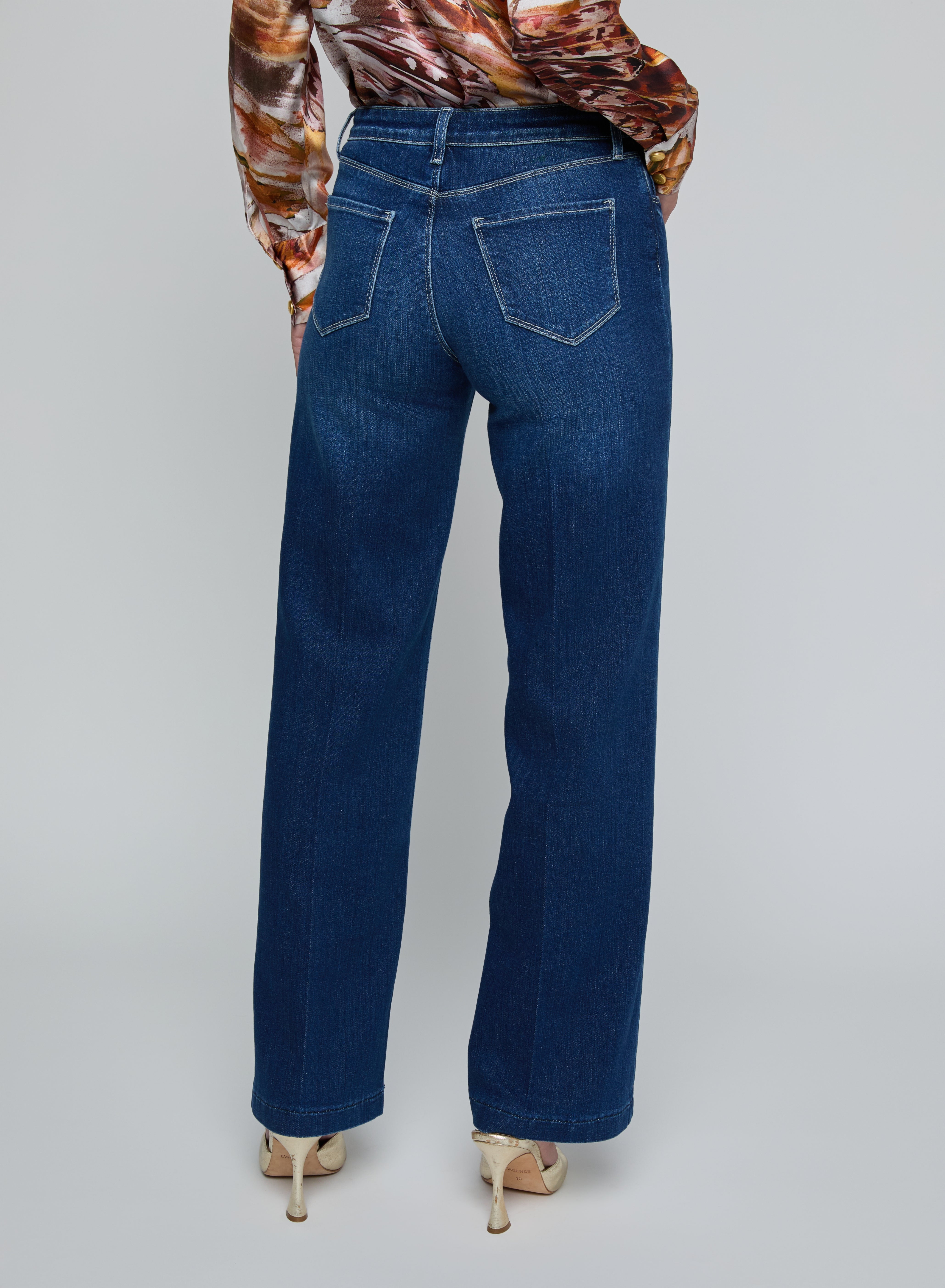 Scottie High Rise Wide Leg Jean