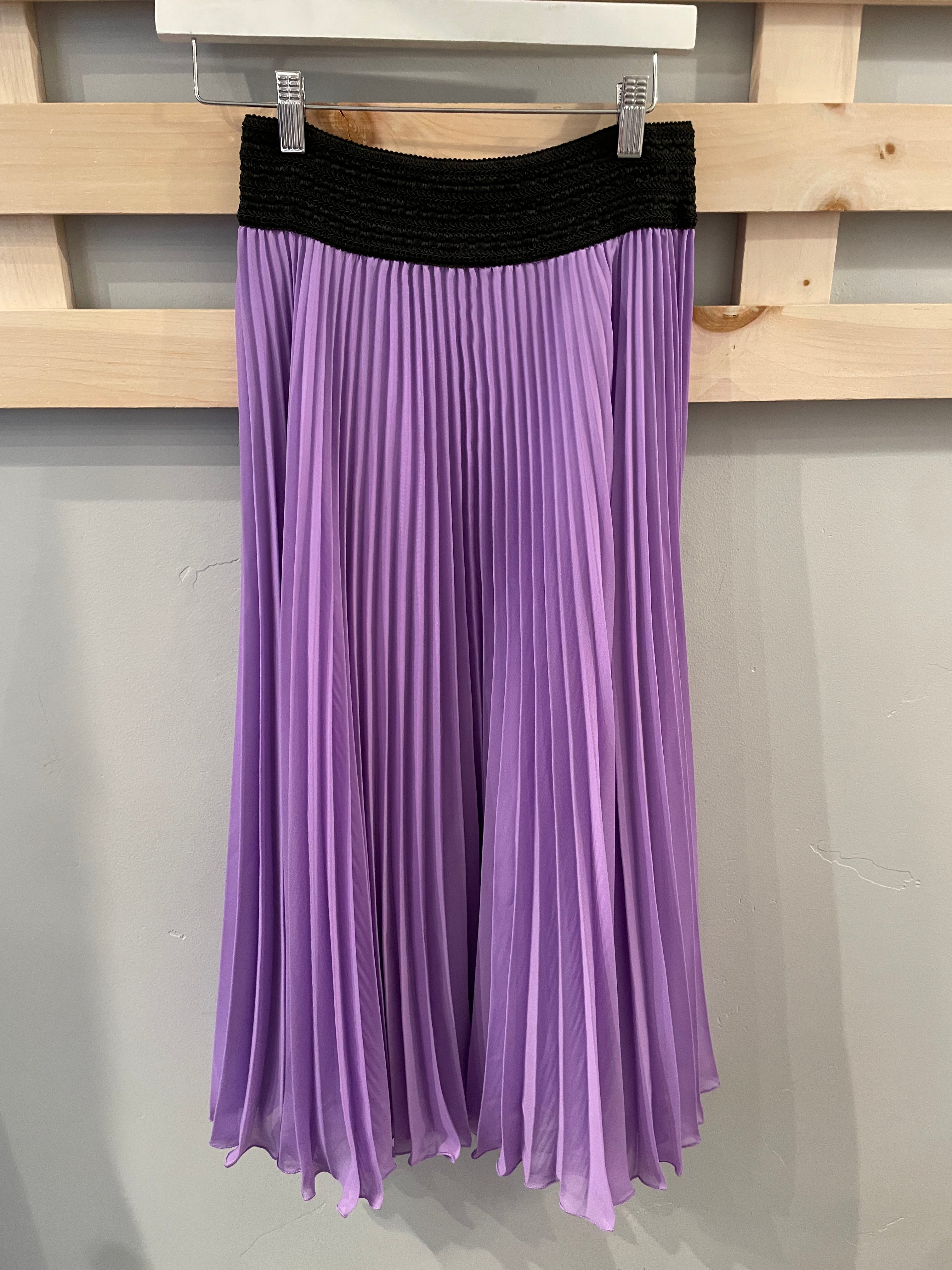 Chiffon Purple Skirt