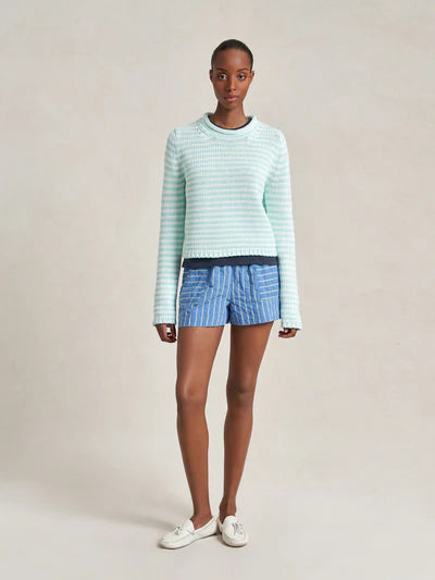 Fine Stripe Mini Marina Sweater