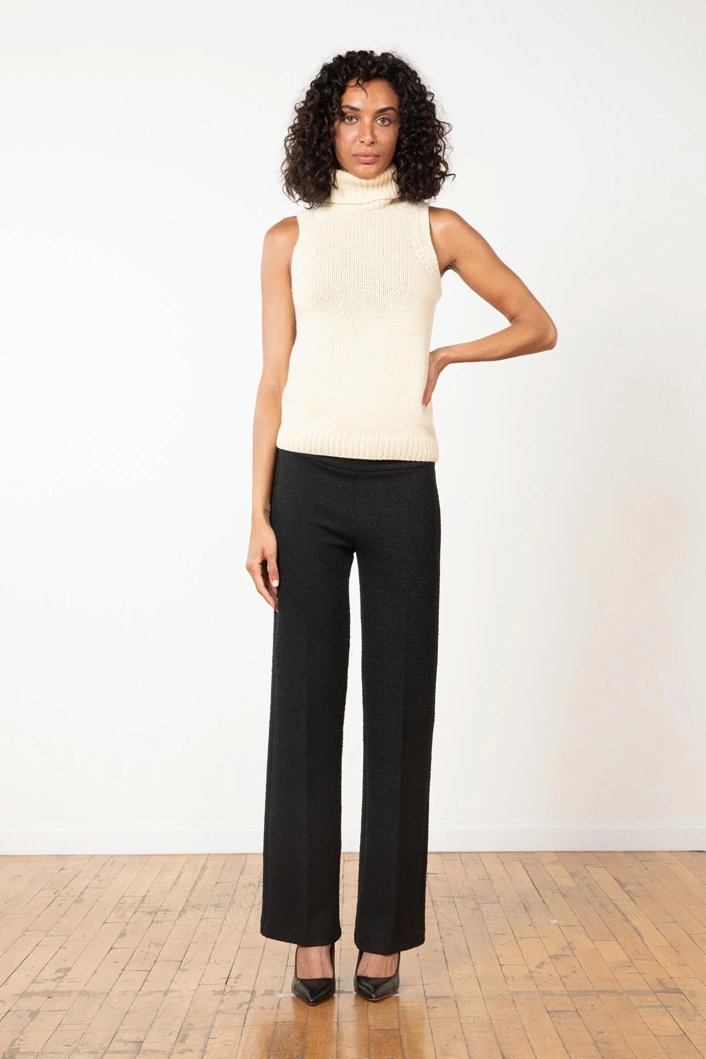Flavia Boucle Solid Pant