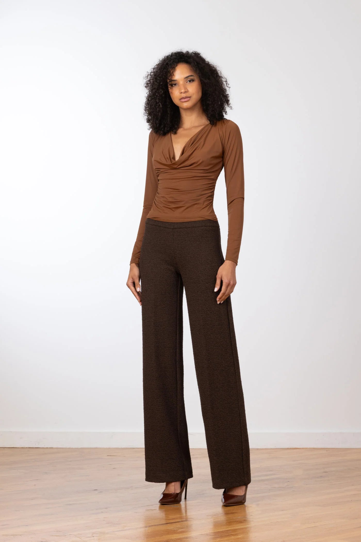 Flavia Boucle Solid Pant